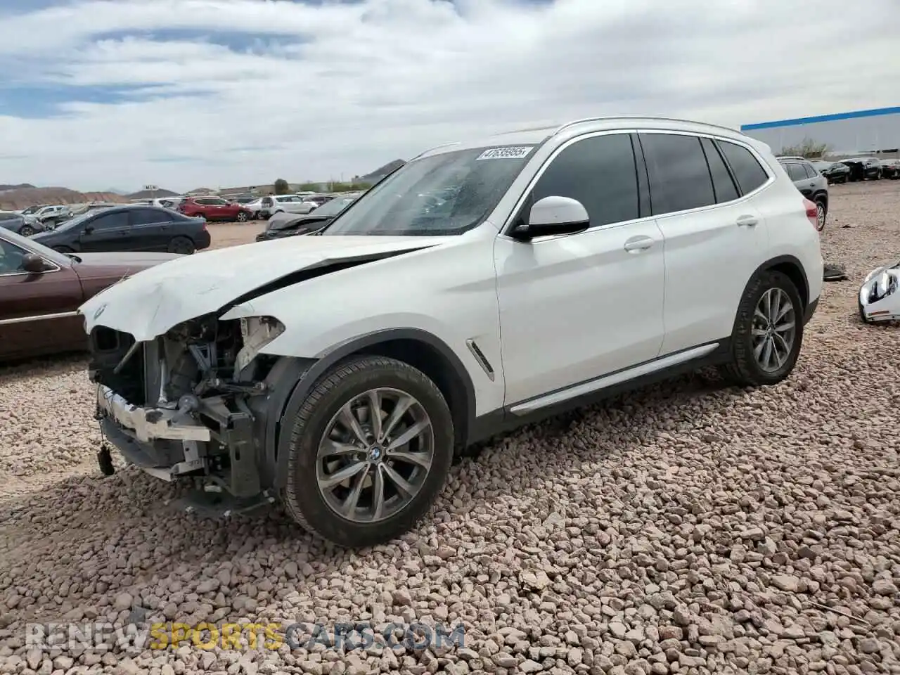1 Photograph of a damaged car 5UXTR7C51KLF33478 BMW X3 2019