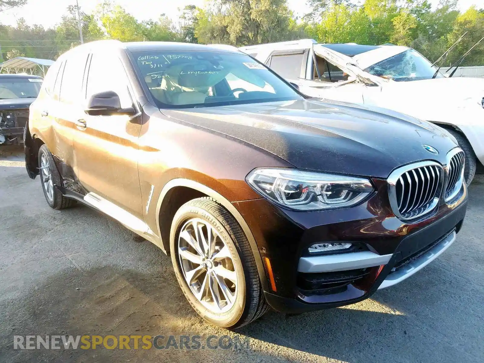 1 Photograph of a damaged car 5UXTR7C51KLF37773 BMW X3 2019