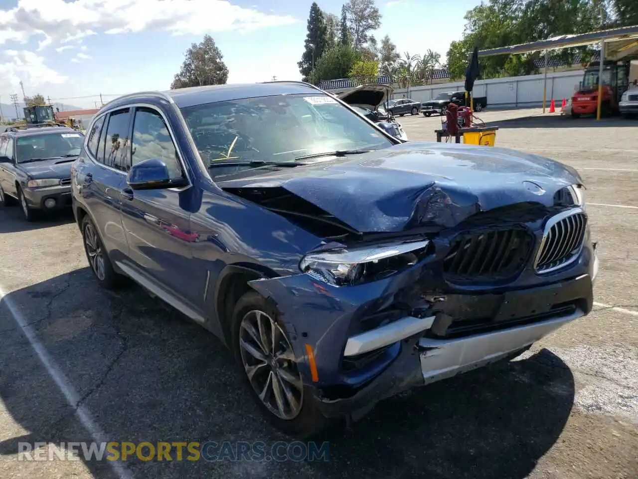 1 Фотография поврежденного автомобиля 5UXTR7C51KLR48314 BMW X3 2019