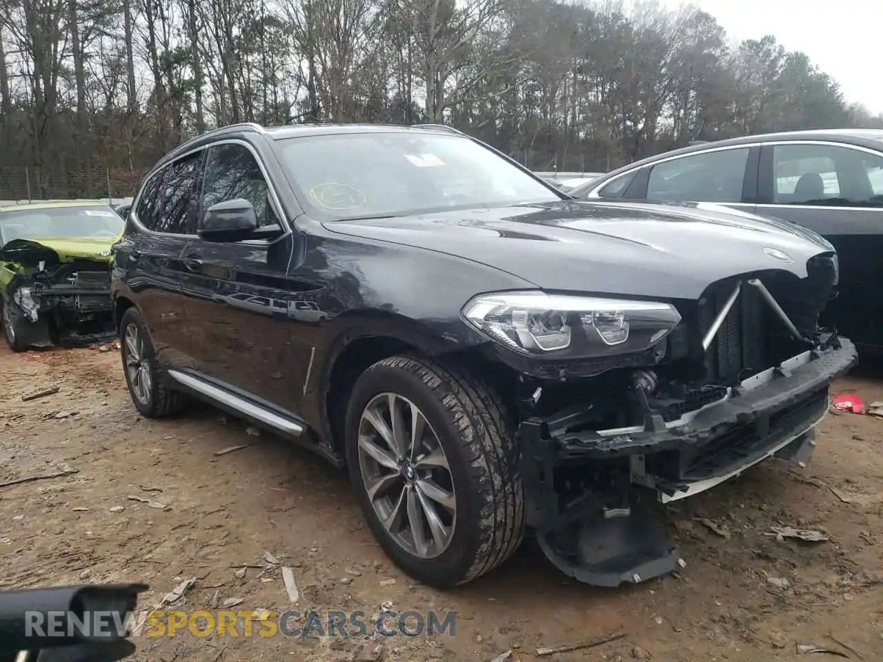 1 Photograph of a damaged car 5UXTR7C51KLR48961 BMW X3 2019