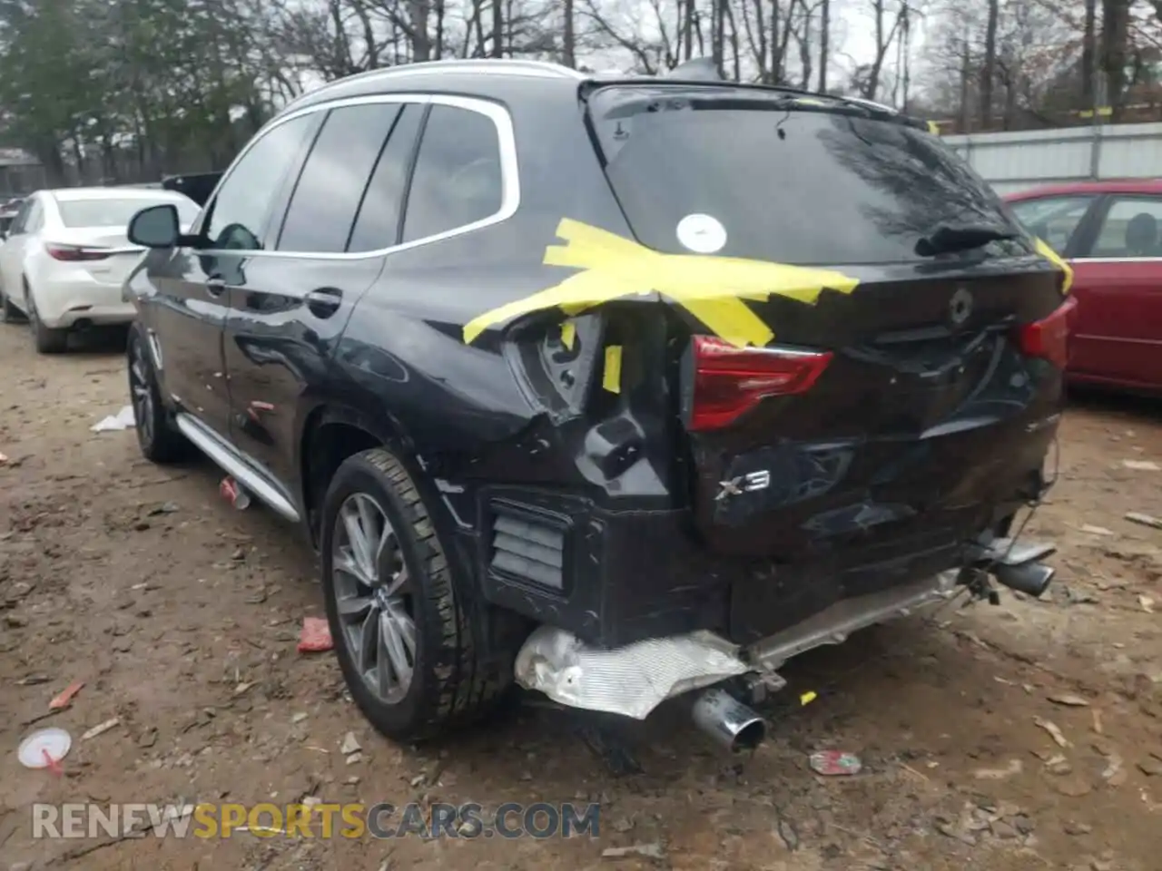 3 Photograph of a damaged car 5UXTR7C51KLR48961 BMW X3 2019