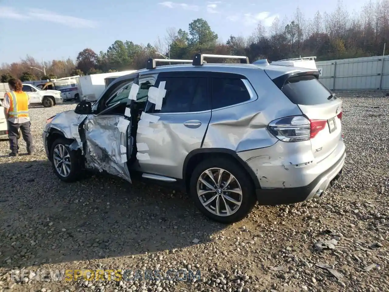 2 Photograph of a damaged car 5UXTR7C51KLR49849 BMW X3 2019