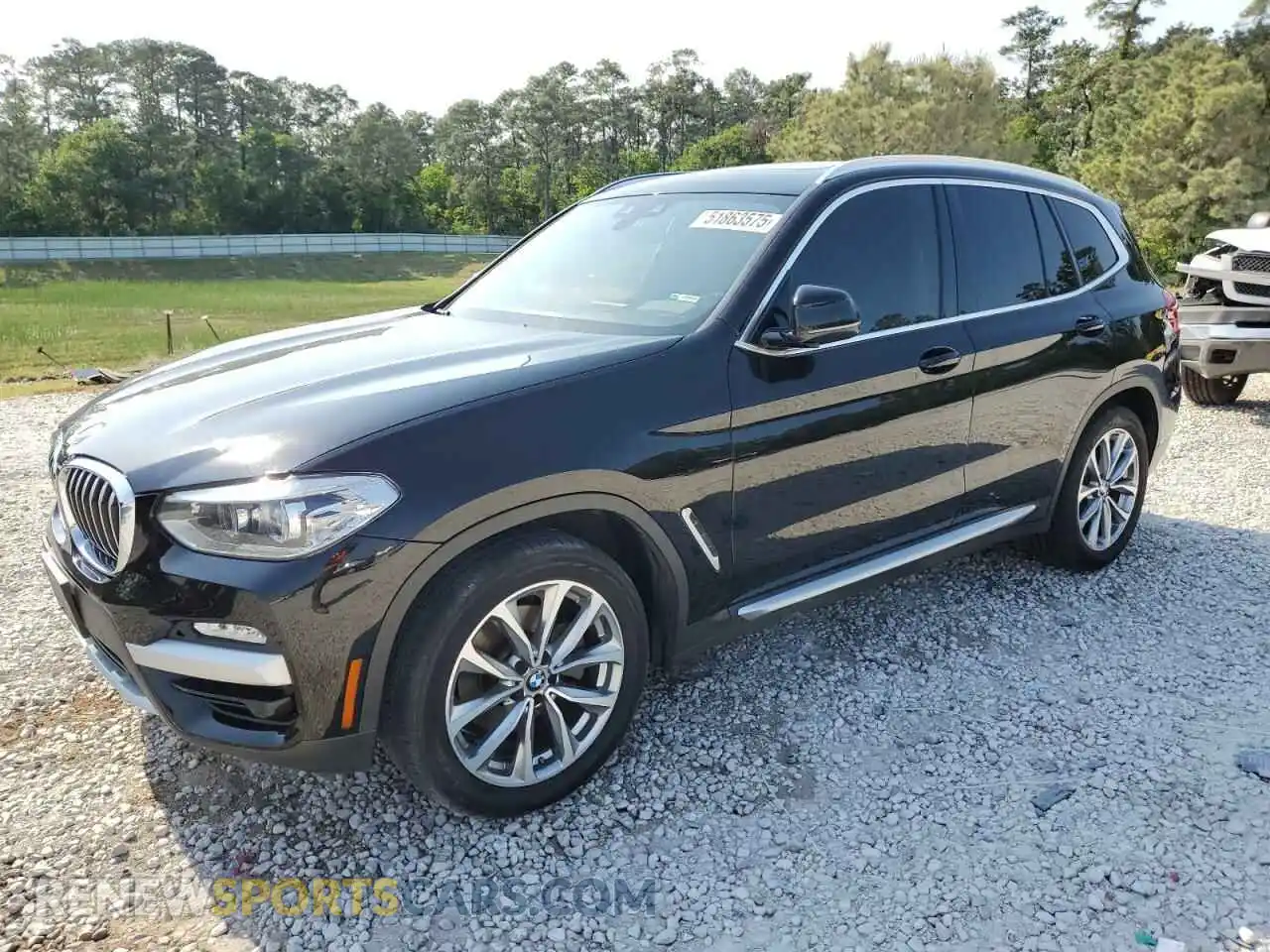 1 Photograph of a damaged car 5UXTR7C52KLE96473 BMW X3 2019