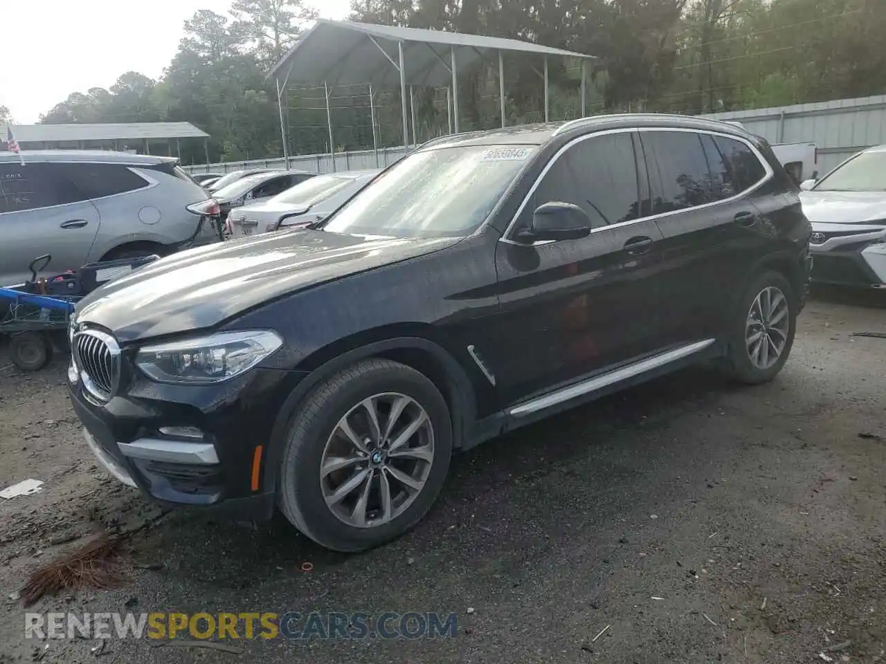 1 Photograph of a damaged car 5UXTR7C52KLE98997 BMW X3 2019