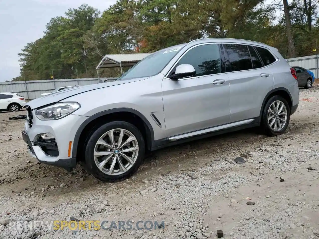 1 Photograph of a damaged car 5UXTR7C52KLF23512 BMW X3 2019