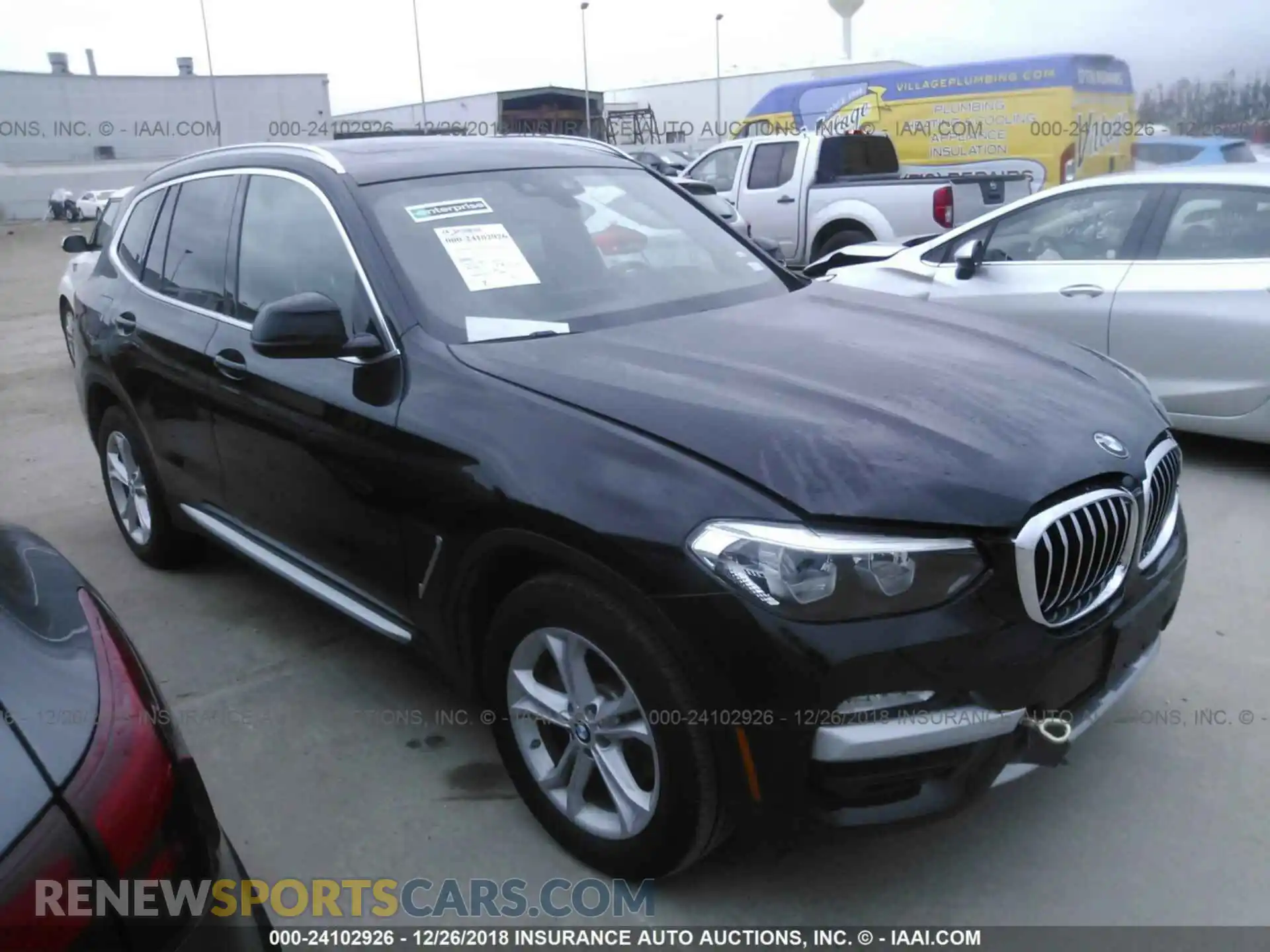 1 Photograph of a damaged car 5UXTR7C52KLF24742 Bmw X3 2019