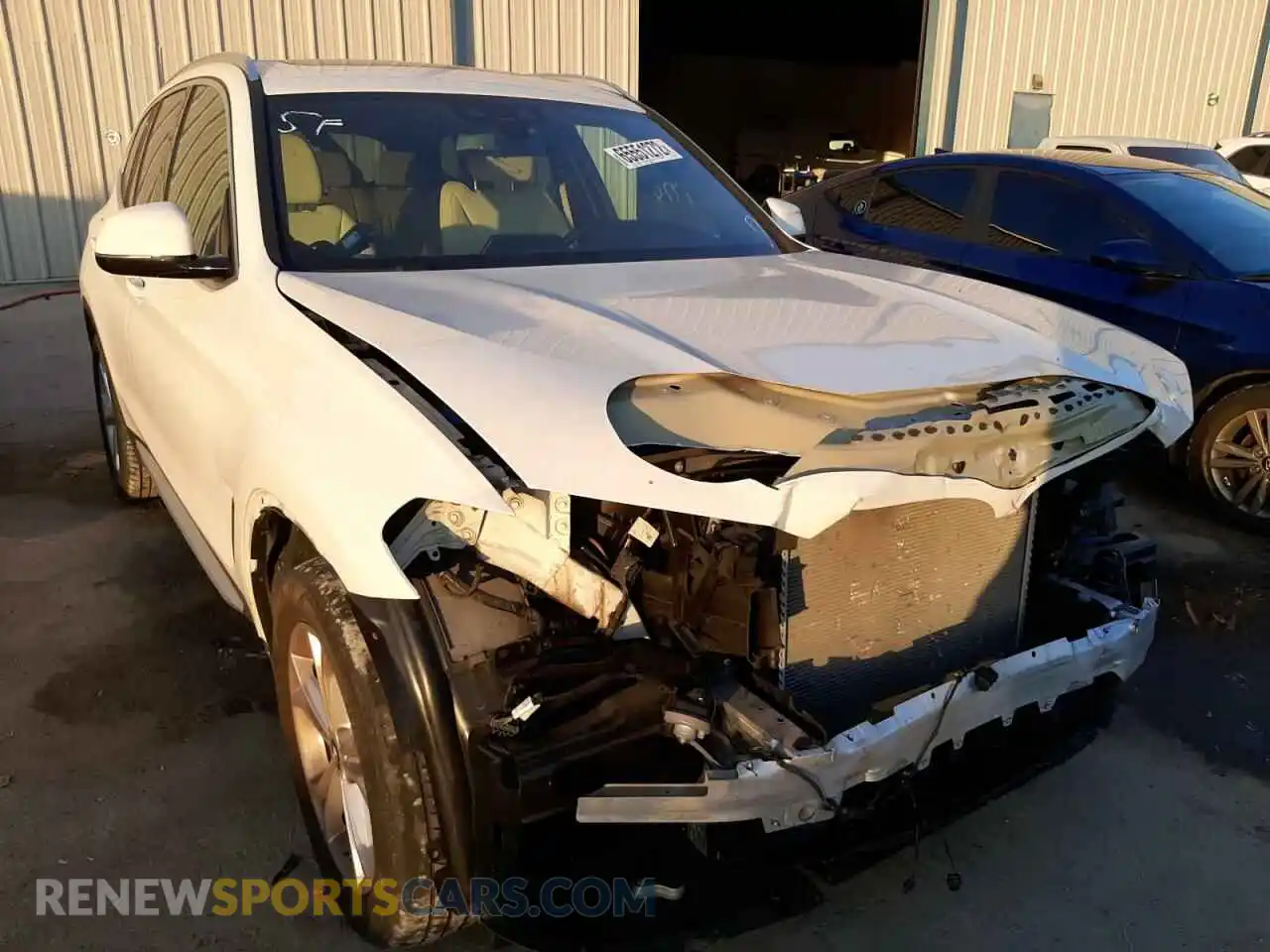 1 Photograph of a damaged car 5UXTR7C52KLF34638 BMW X3 2019