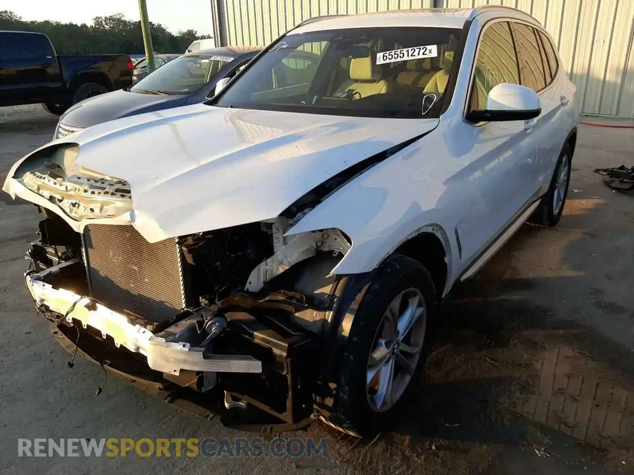 2 Photograph of a damaged car 5UXTR7C52KLF34638 BMW X3 2019