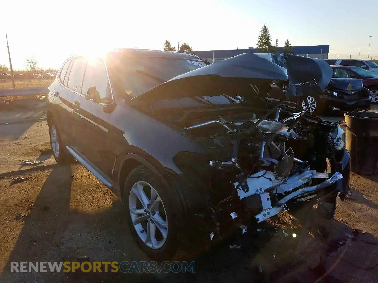 1 Photograph of a damaged car 5UXTR7C52KLR43736 BMW X3 2019