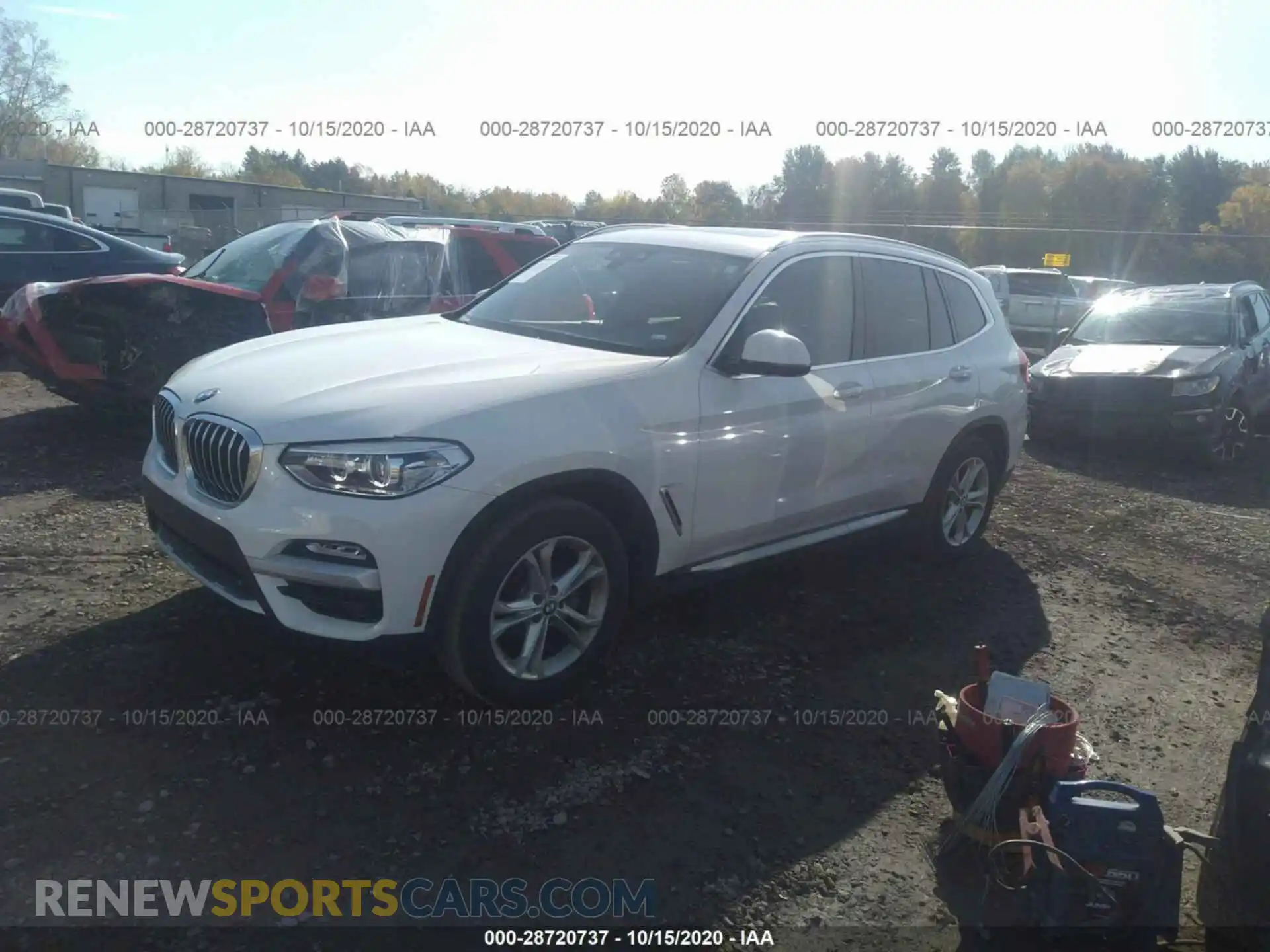 2 Photograph of a damaged car 5UXTR7C52KLR44577 BMW X3 2019