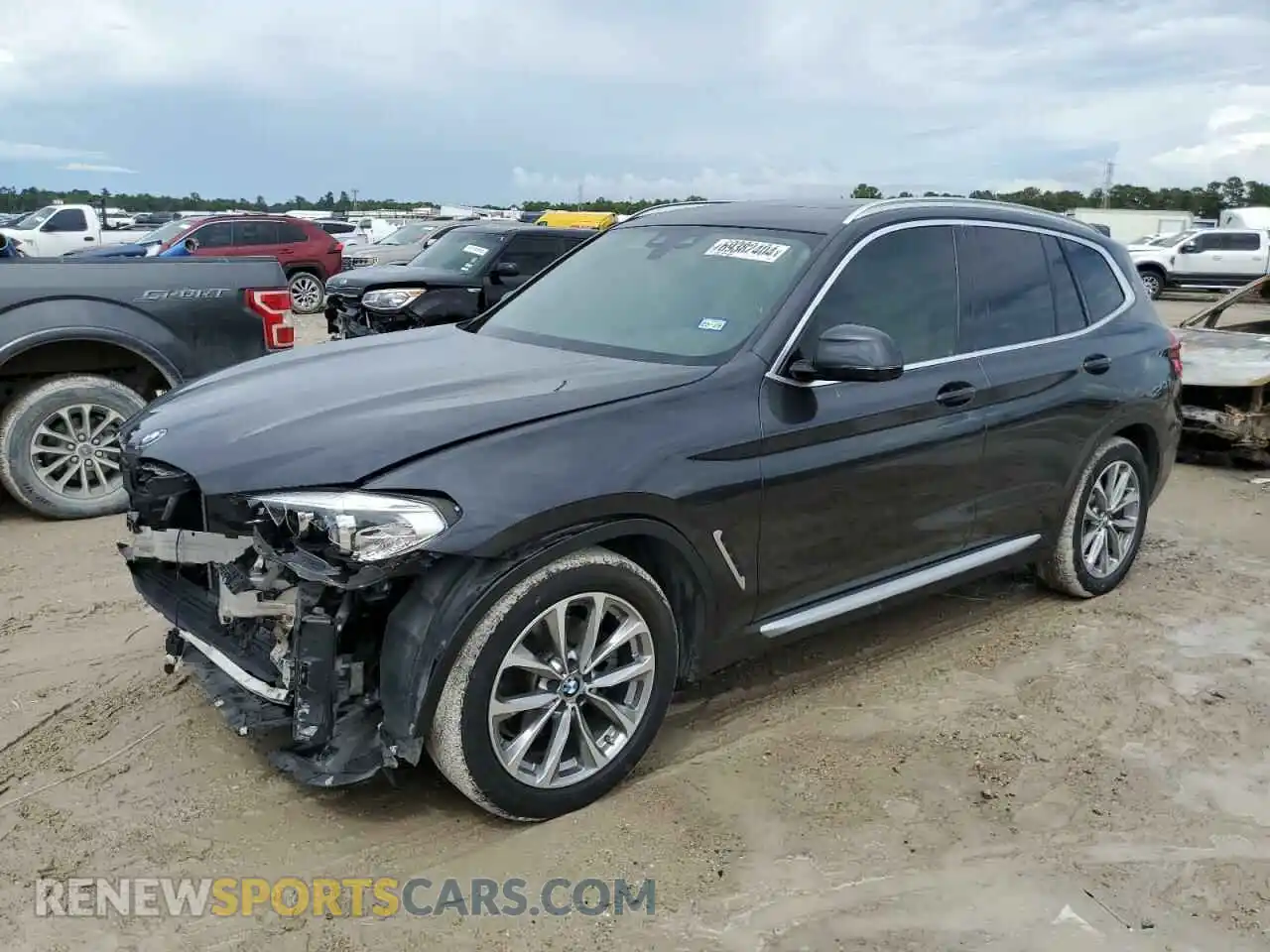 1 Photograph of a damaged car 5UXTR7C52KLR44899 BMW X3 2019