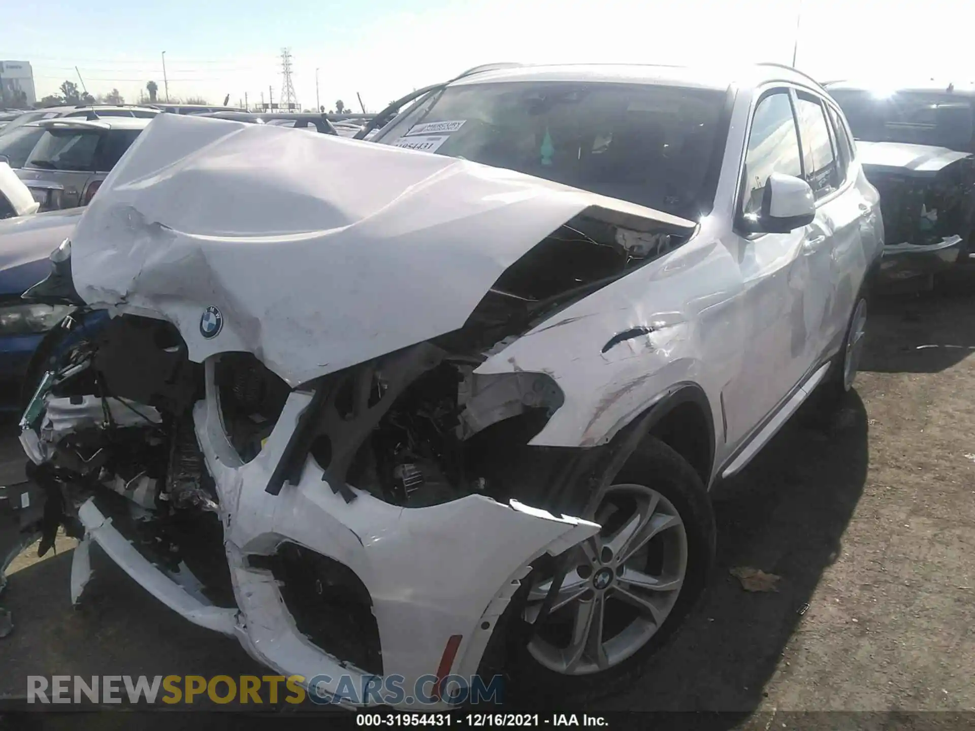 2 Photograph of a damaged car 5UXTR7C52KLR47432 BMW X3 2019