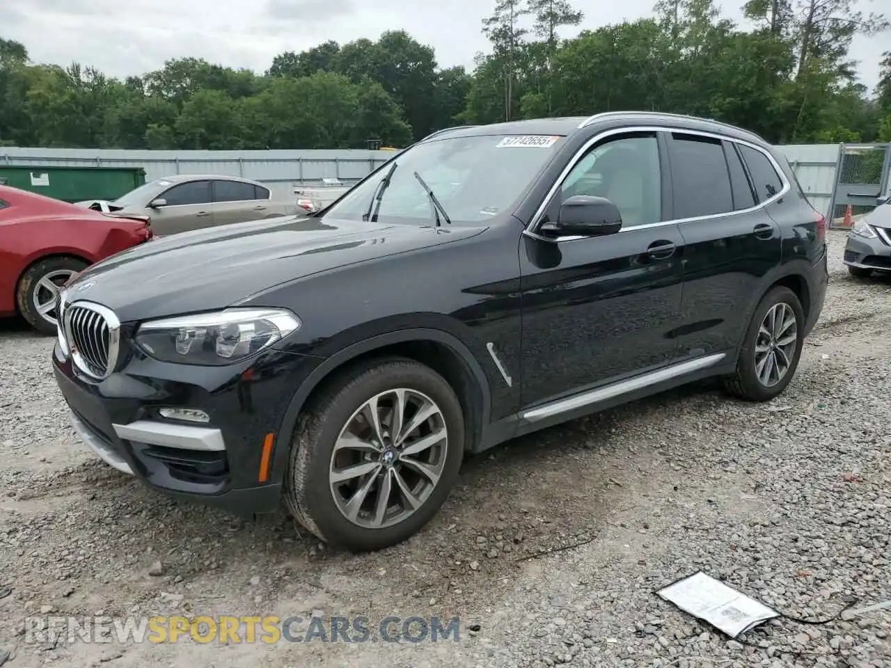 1 Photograph of a damaged car 5UXTR7C52KLR47964 BMW X3 2019