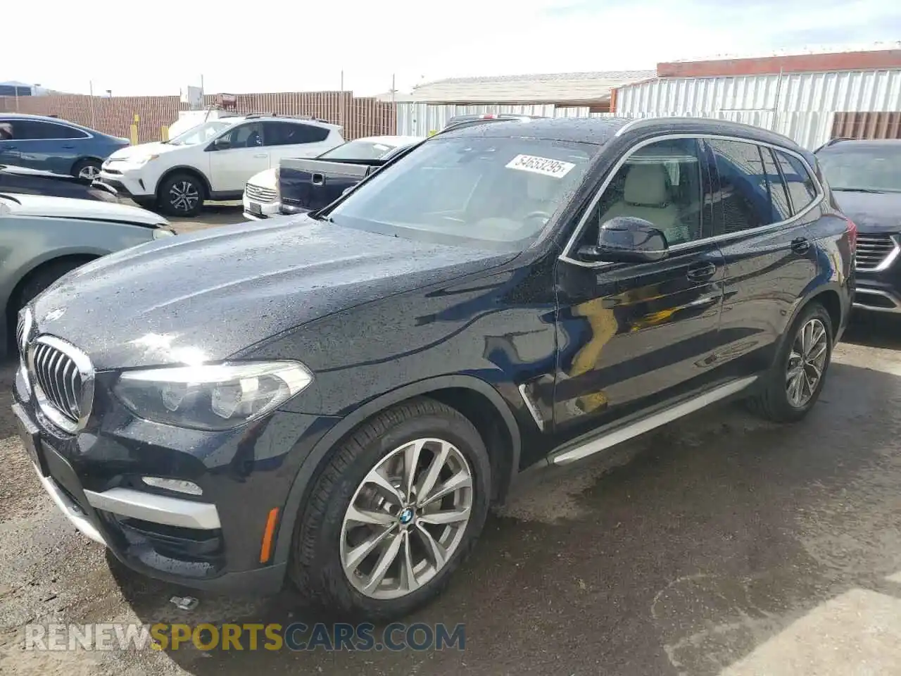 1 Photograph of a damaged car 5UXTR7C52KLR51402 BMW X3 2019