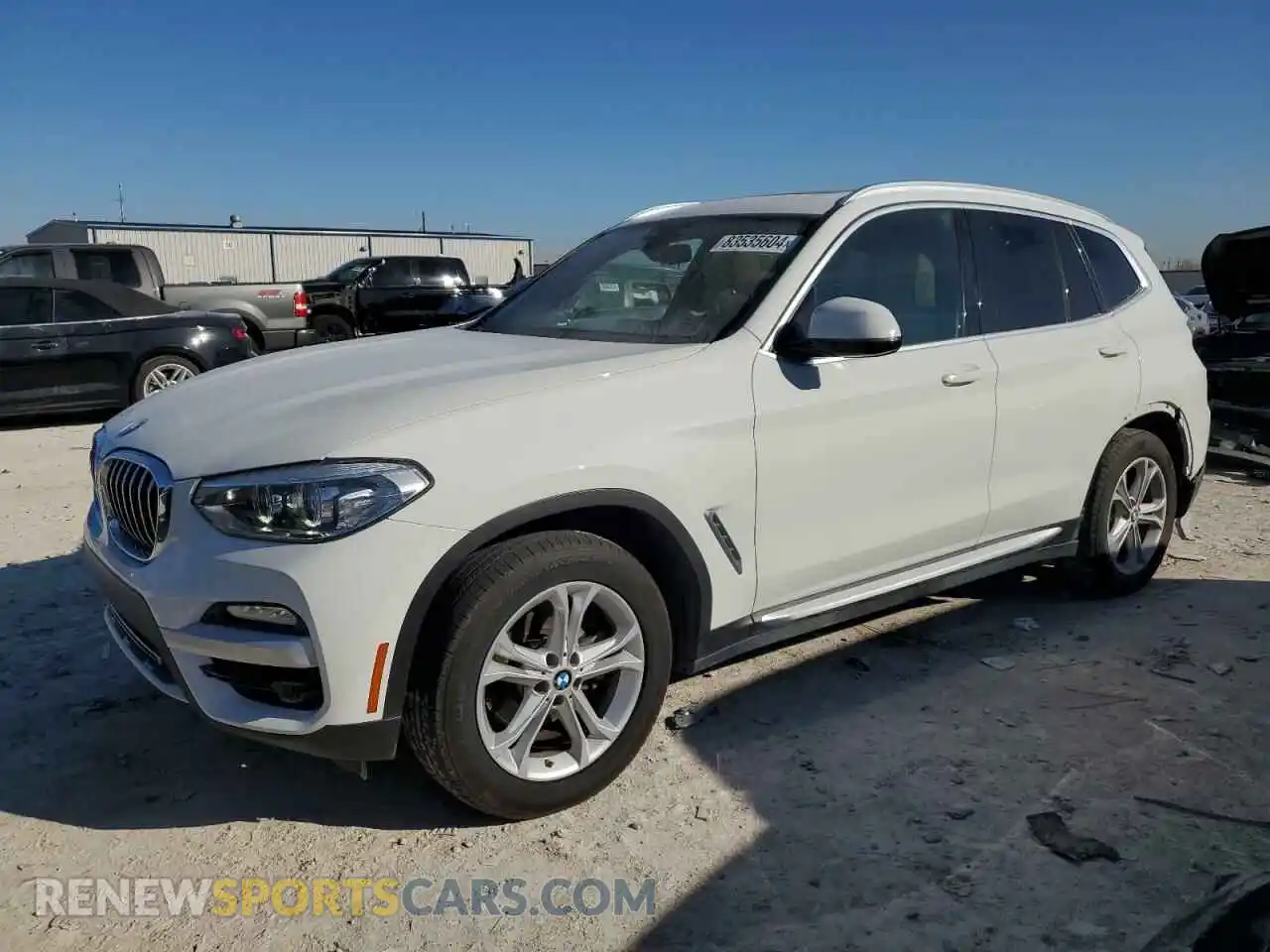 1 Photograph of a damaged car 5UXTR7C52KLR53344 BMW X3 2019
