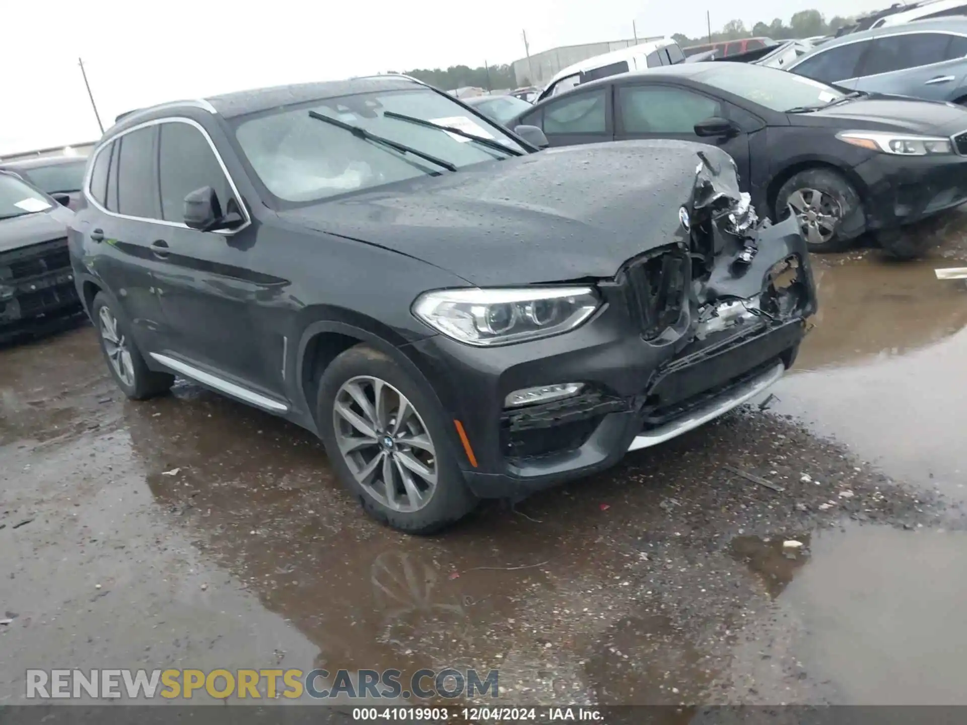 1 Photograph of a damaged car 5UXTR7C53KLA48548 BMW X3 2019