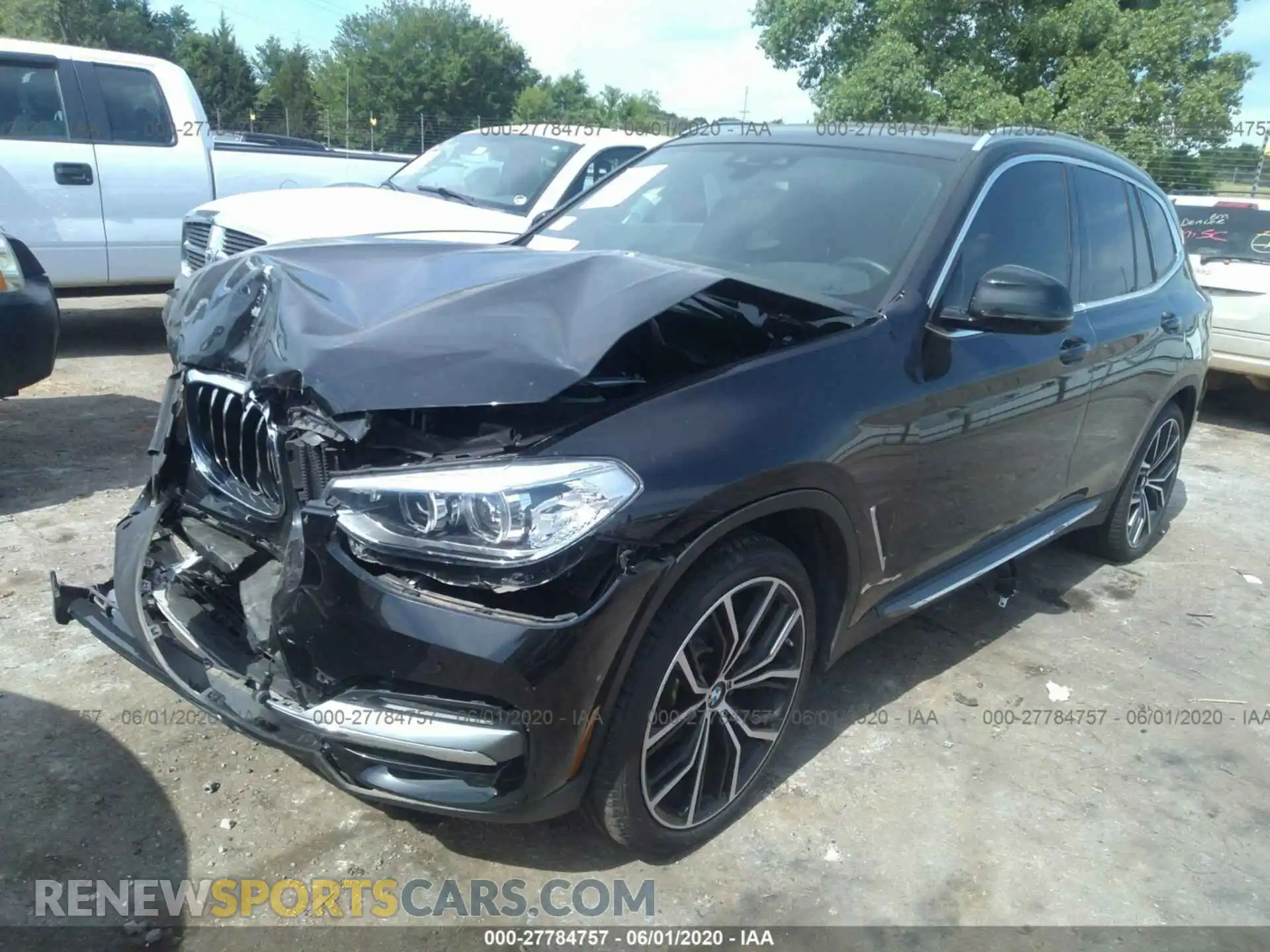2 Photograph of a damaged car 5UXTR7C53KLE93615 BMW X3 2019