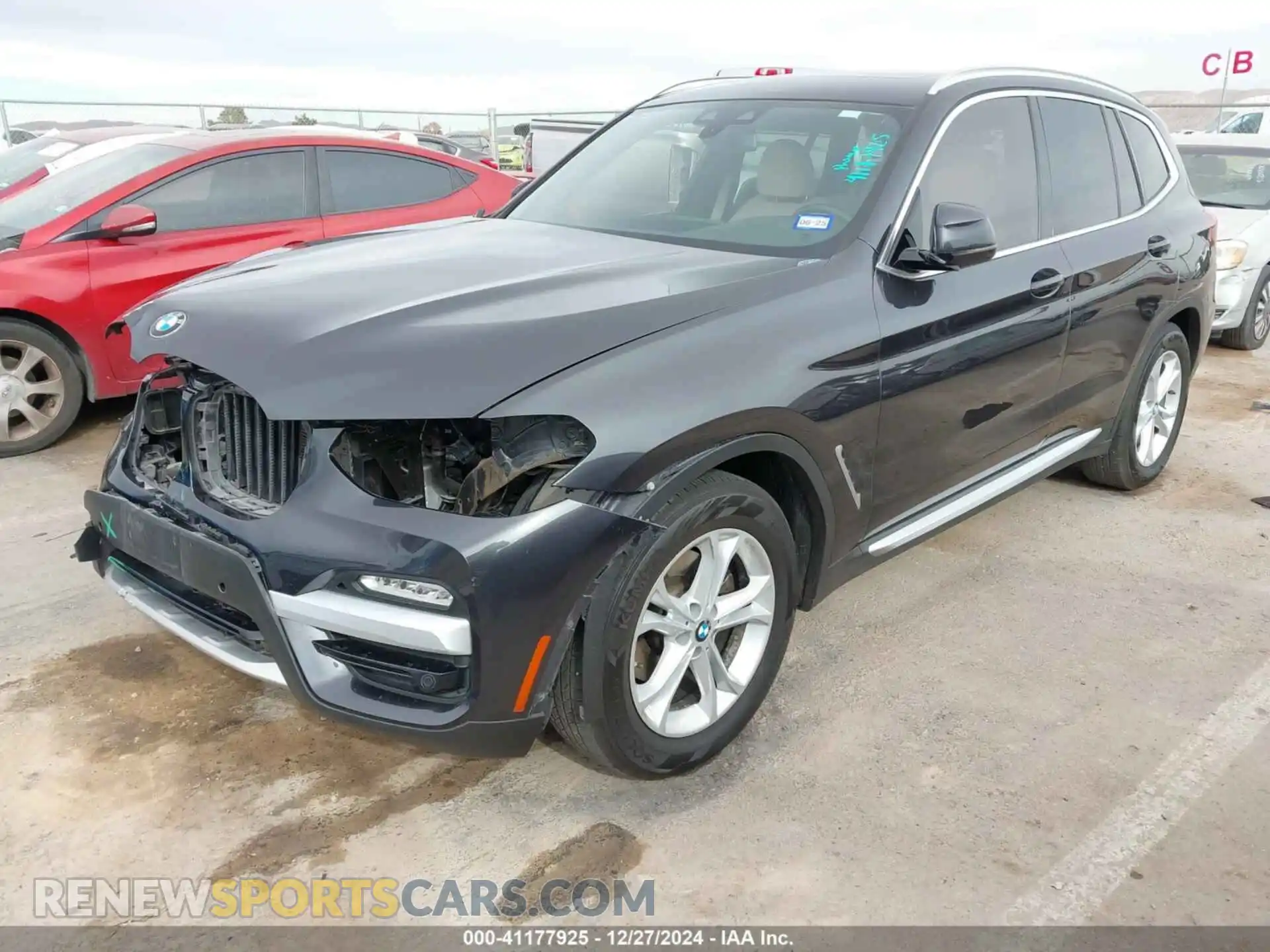 2 Photograph of a damaged car 5UXTR7C53KLF24197 BMW X3 2019