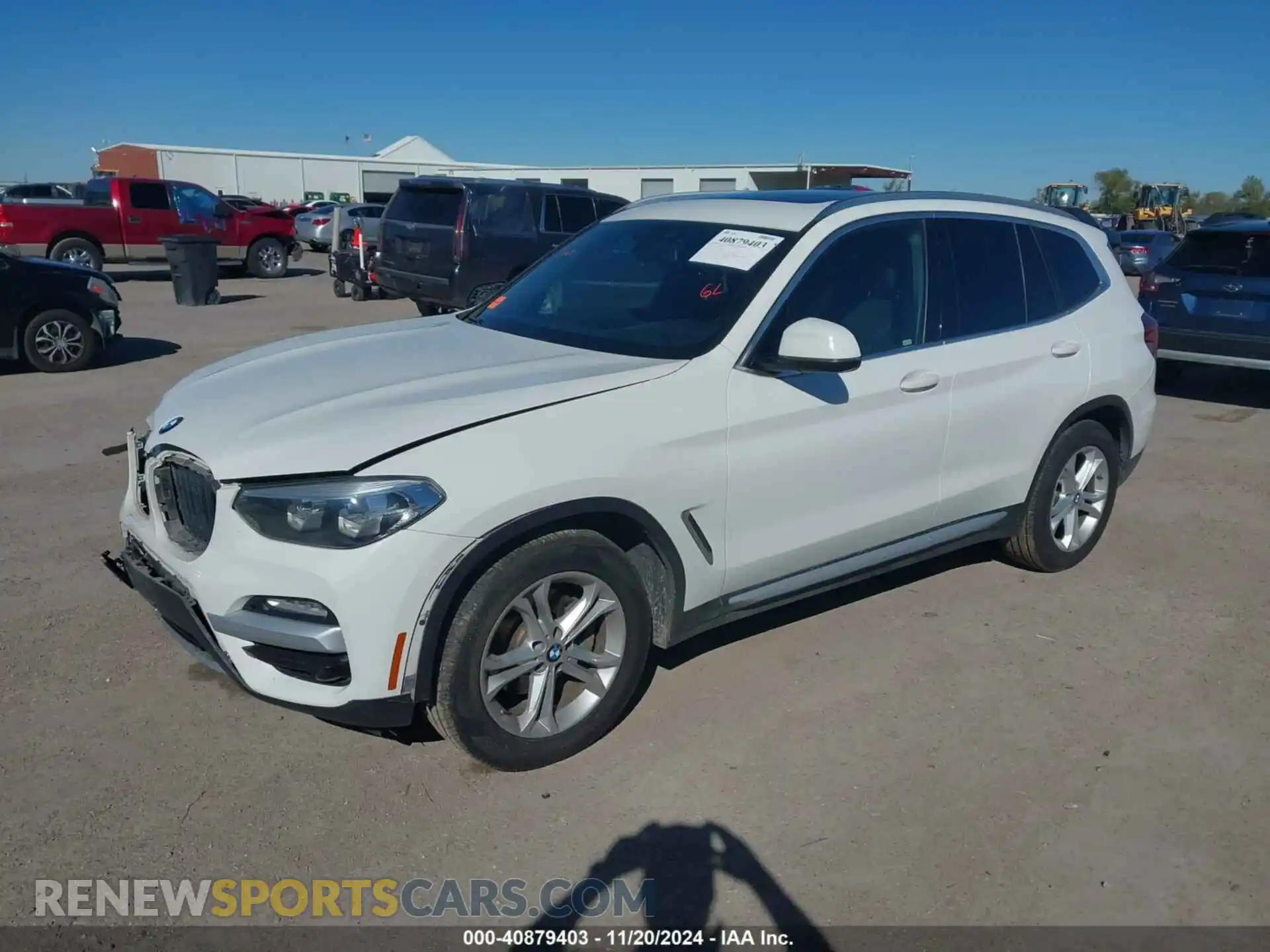 2 Фотография поврежденного автомобиля 5UXTR7C53KLF25074 BMW X3 2019