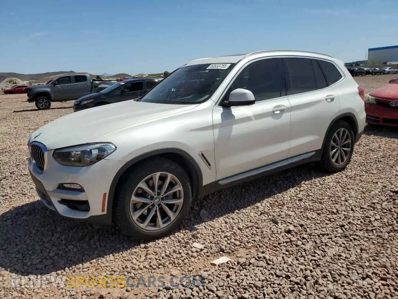 1 Photograph of a damaged car 5UXTR7C53KLF29819 BMW X3 2019
