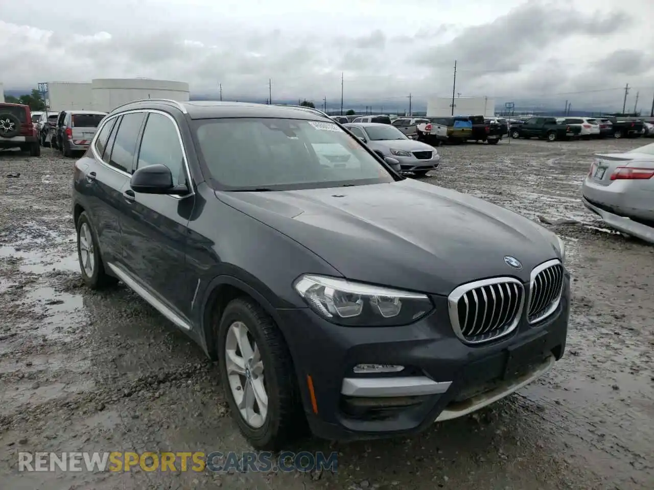 1 Photograph of a damaged car 5UXTR7C53KLF30405 BMW X3 2019