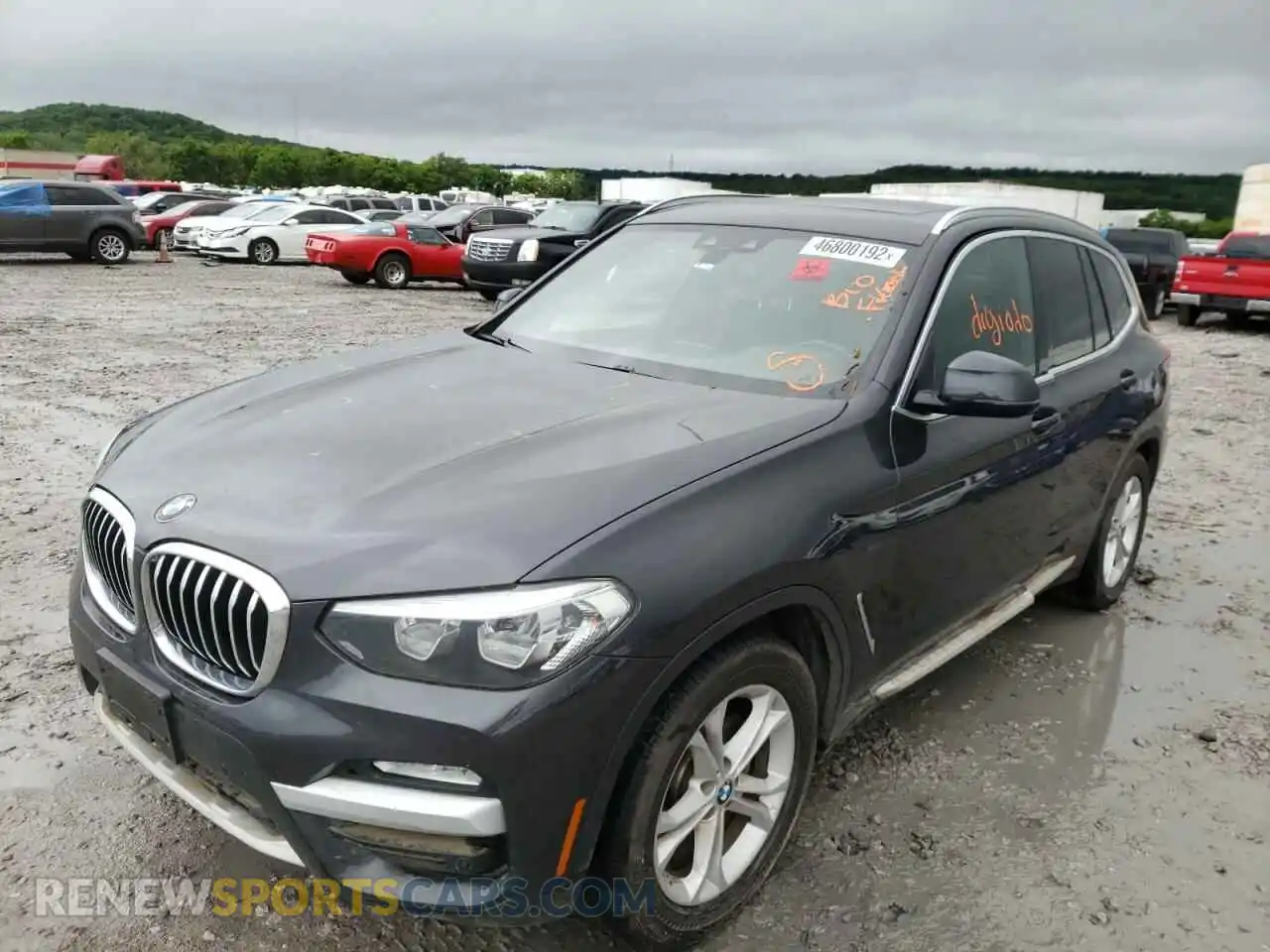 2 fotografías del automóvil dañado 5UXTR7C53KLF30405 BMW X3 2019
