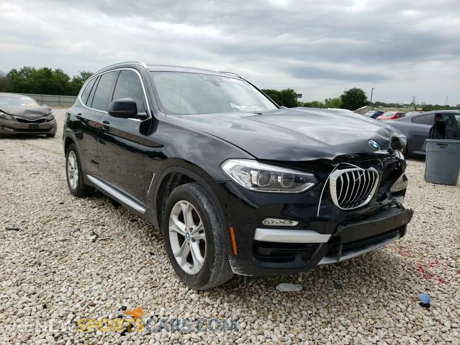1 Photograph of a damaged car 5UXTR7C53KLF34521 BMW X3 2019