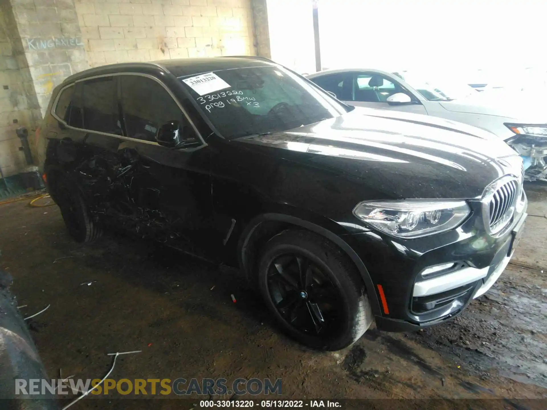 1 Photograph of a damaged car 5UXTR7C53KLR43731 BMW X3 2019