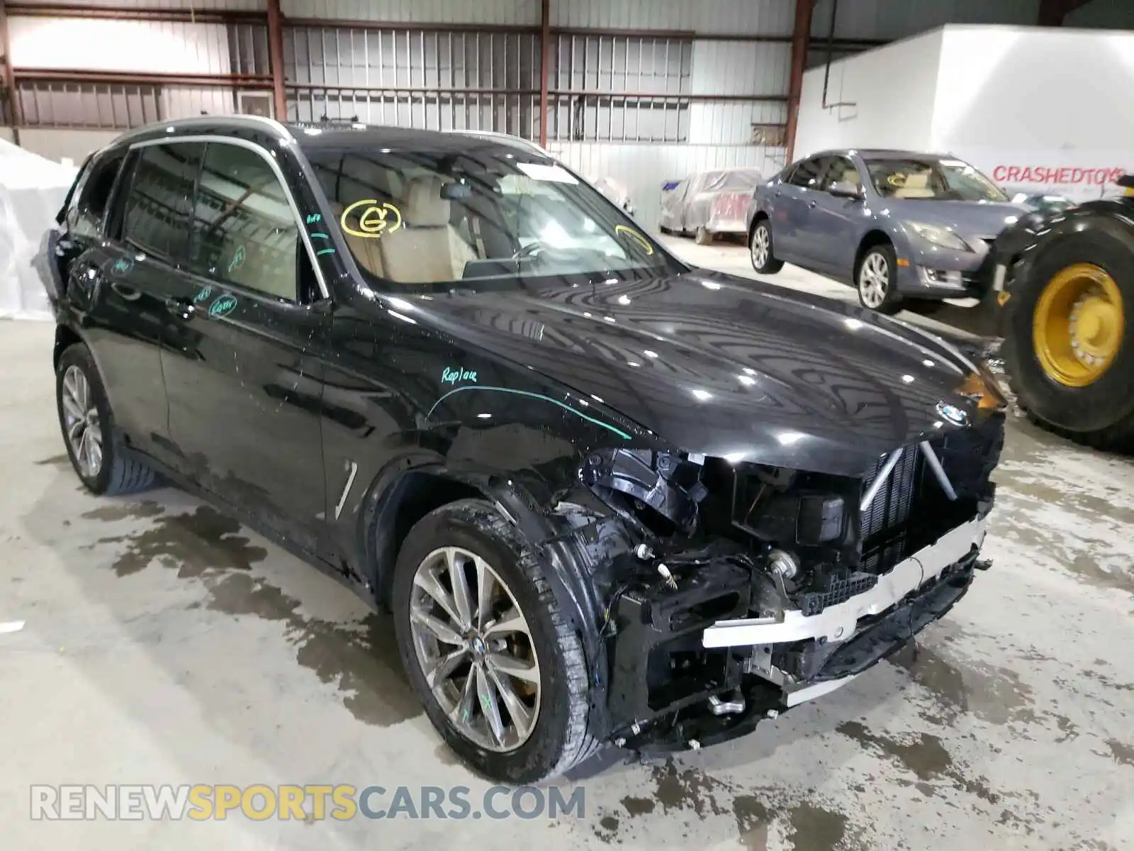 1 Photograph of a damaged car 5UXTR7C53KLR46161 BMW X3 2019