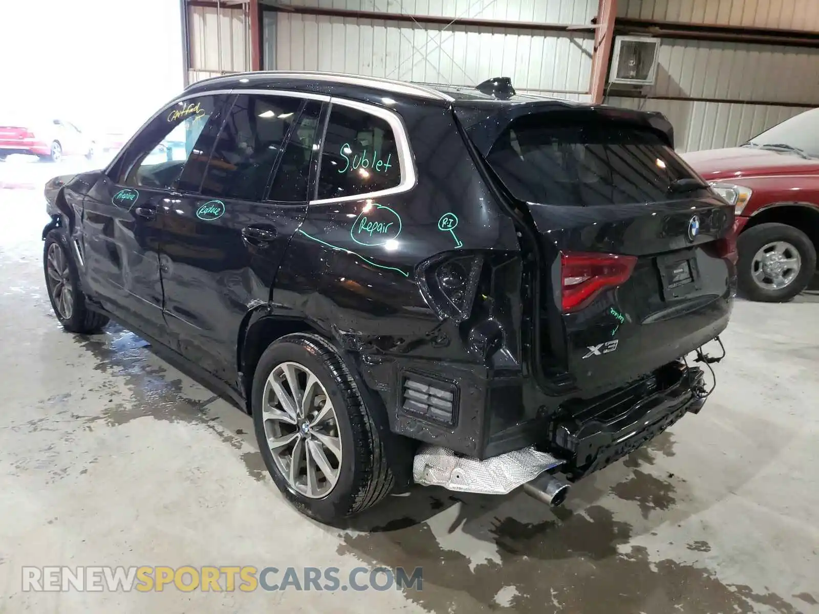 3 Photograph of a damaged car 5UXTR7C53KLR46161 BMW X3 2019