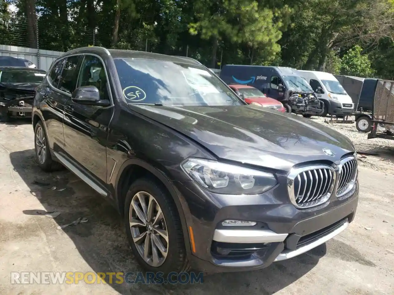 1 fotografías del automóvil dañado 5UXTR7C53KLR48962 BMW X3 2019