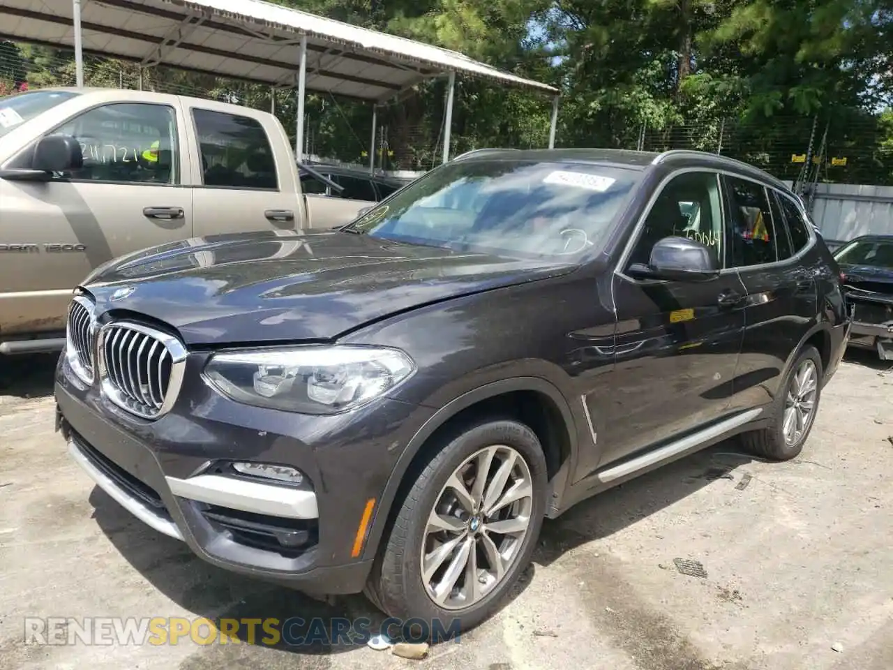 2 fotografías del automóvil dañado 5UXTR7C53KLR48962 BMW X3 2019