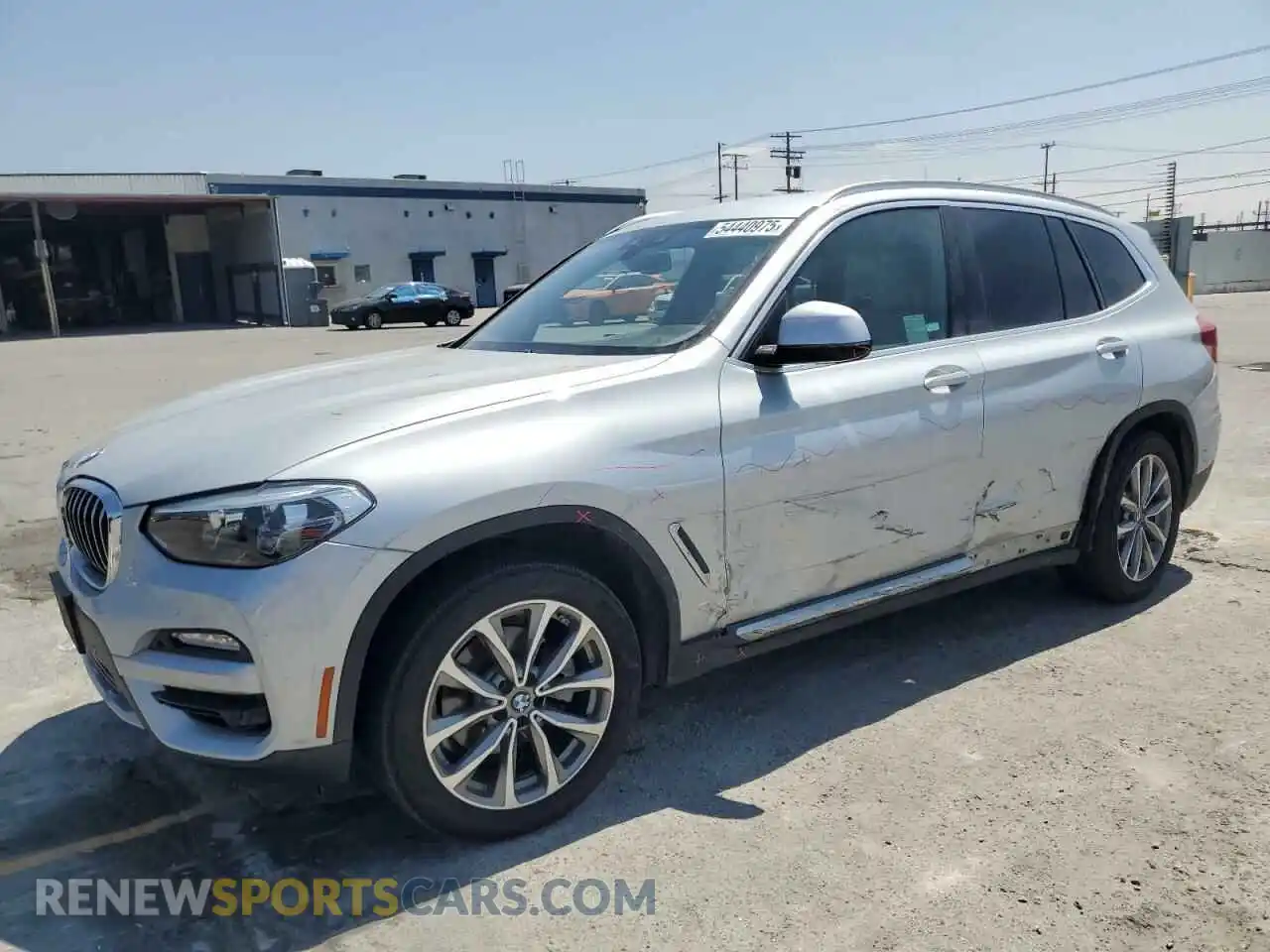 1 Photograph of a damaged car 5UXTR7C53KLR50789 BMW X3 2019