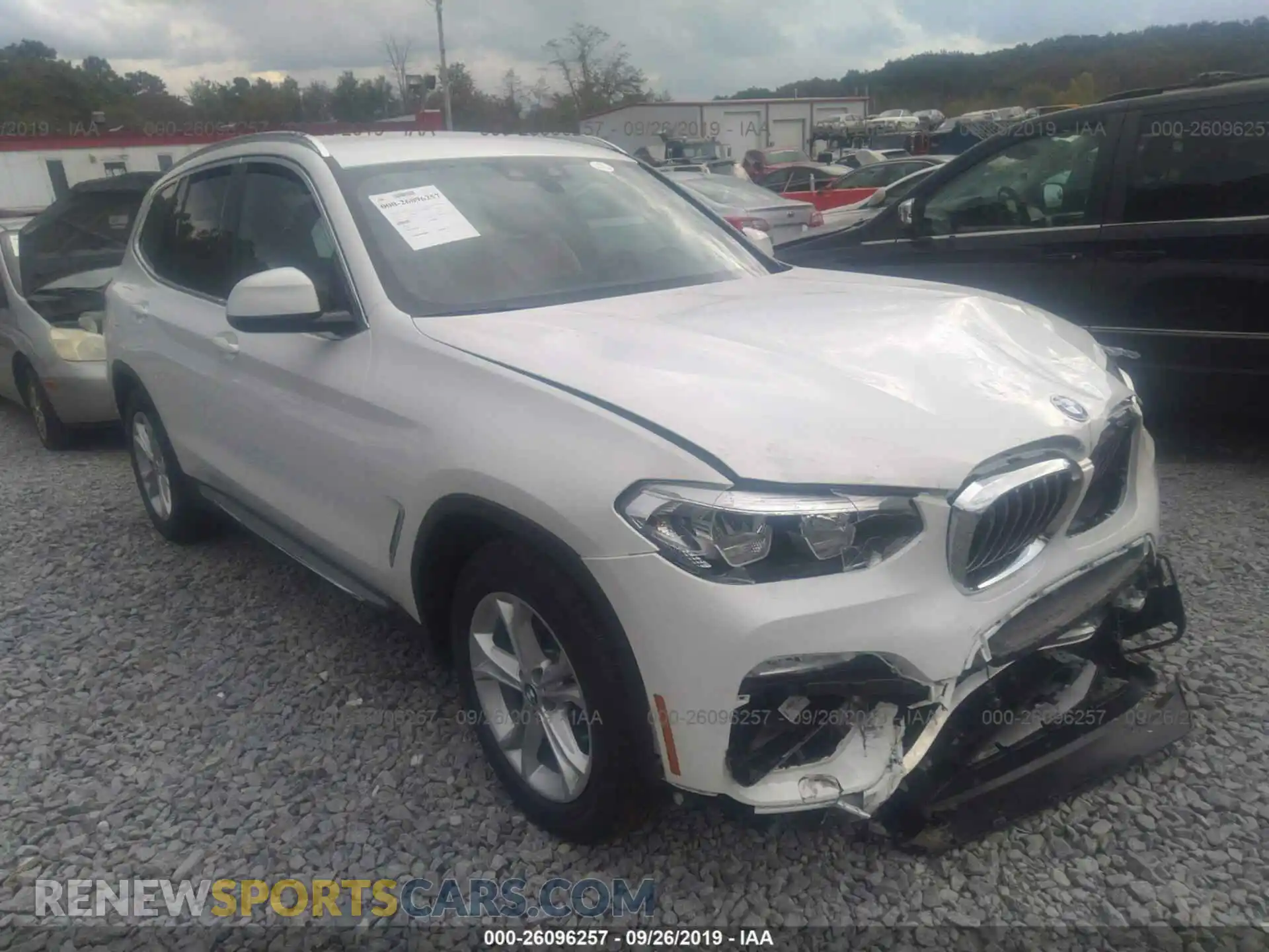 1 Photograph of a damaged car 5UXTR7C53KLR51957 BMW X3 2019