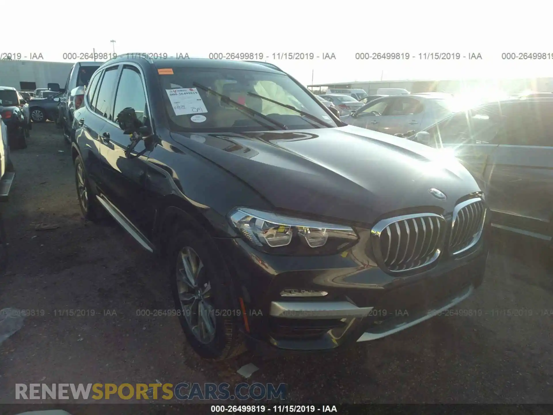 1 Photograph of a damaged car 5UXTR7C54KLE97060 BMW X3 2019