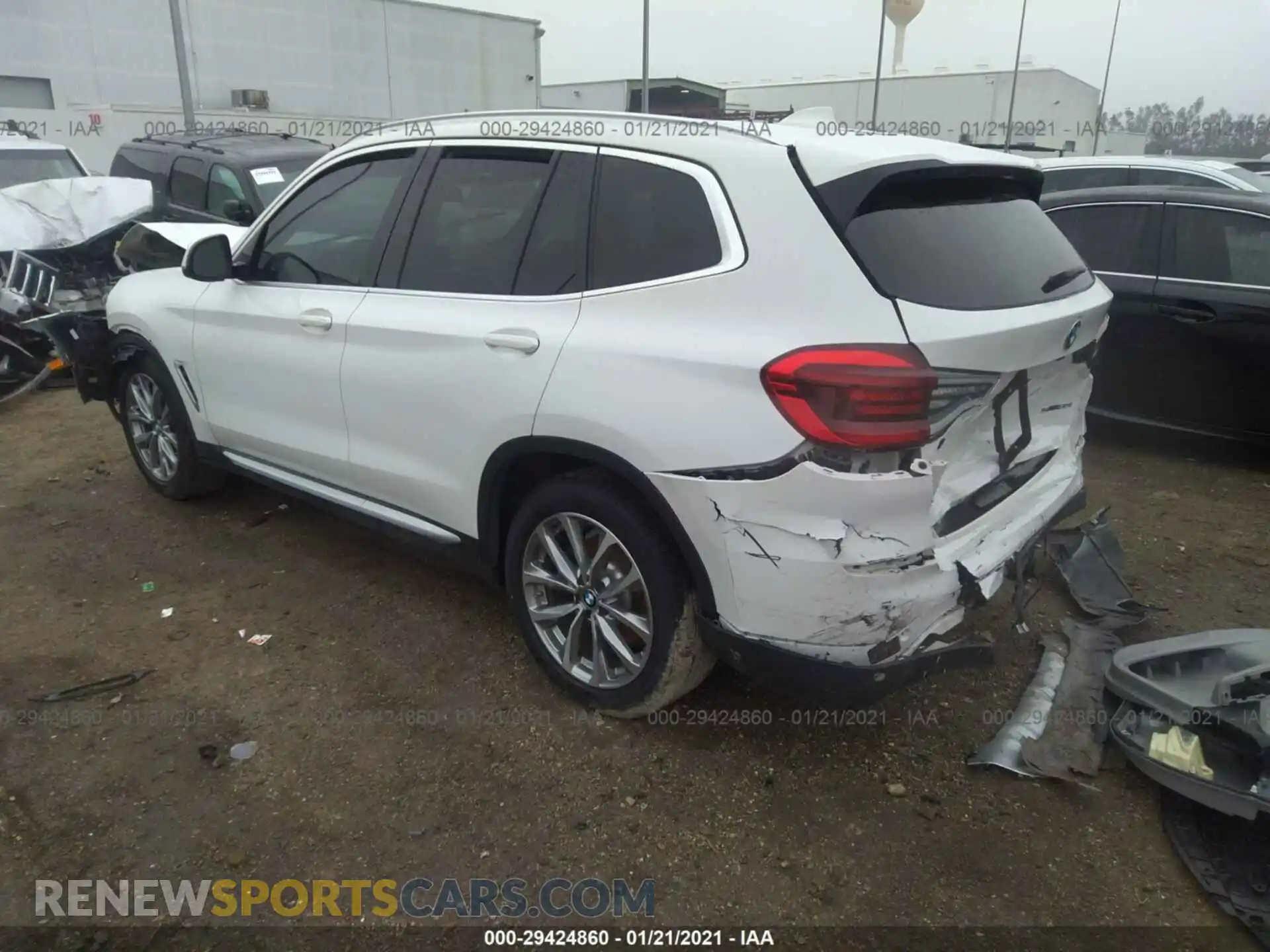 3 Photograph of a damaged car 5UXTR7C54KLE97799 BMW X3 2019