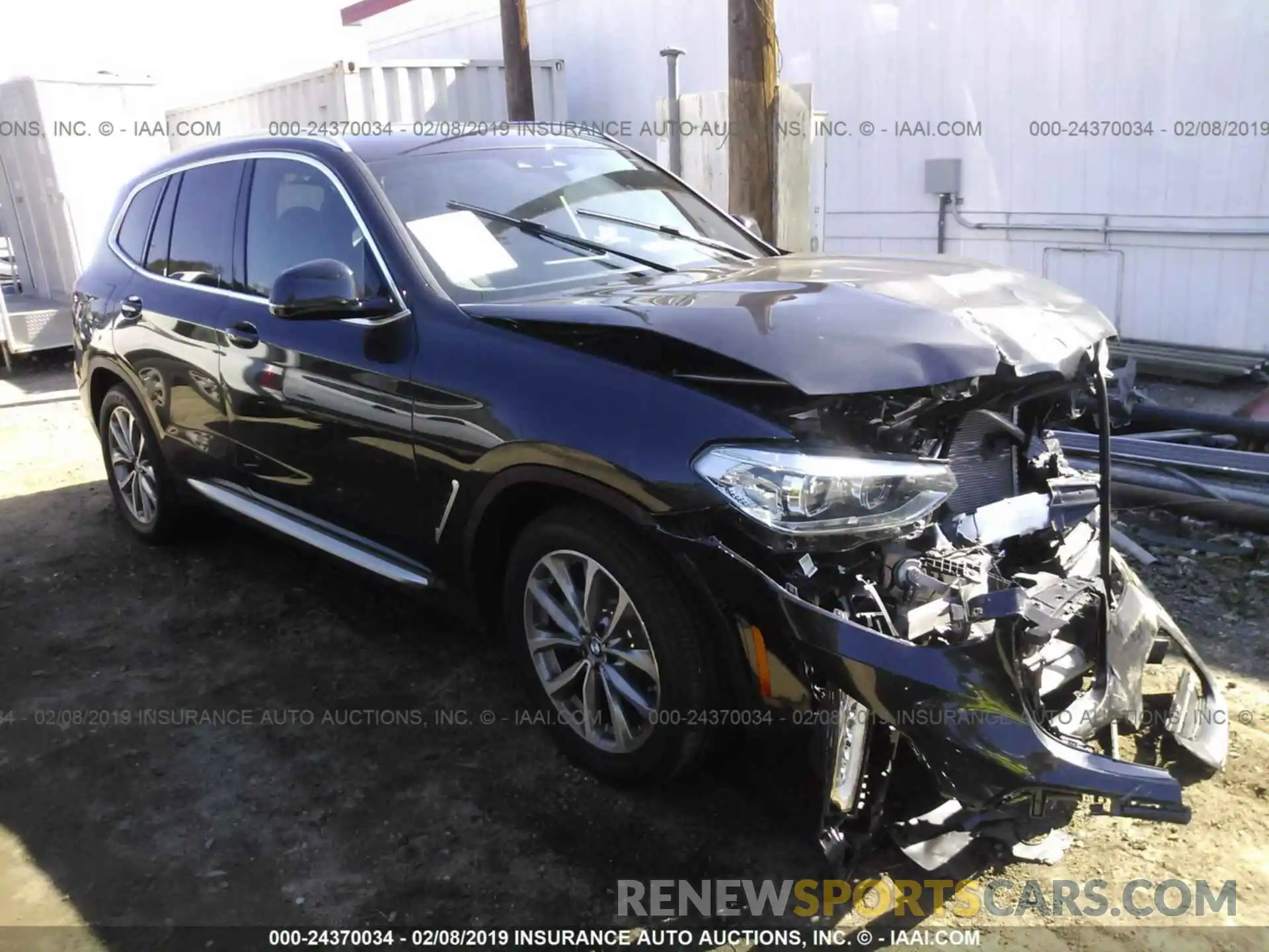 1 Photograph of a damaged car 5UXTR7C54KLF25231 BMW X3 2019