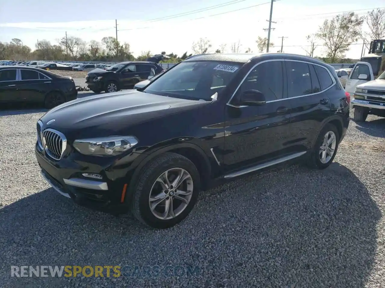 1 Photograph of a damaged car 5UXTR7C54KLF28470 BMW X3 2019
