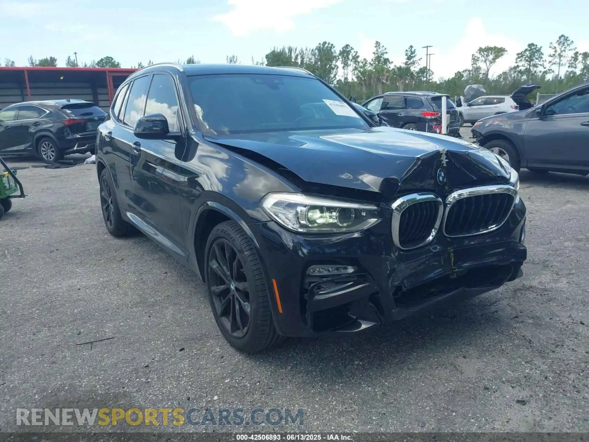1 Photograph of a damaged car 5UXTR7C54KLF33863 BMW X3 2019