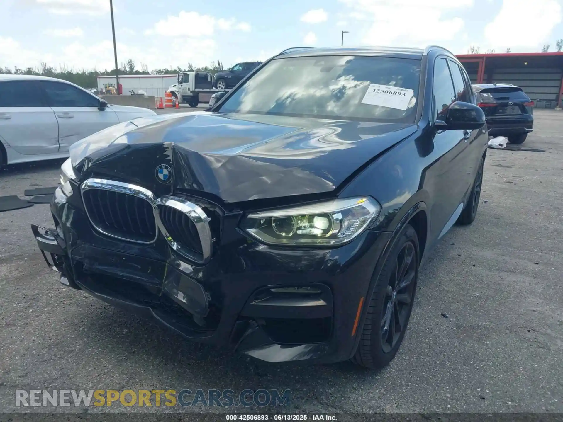 2 Photograph of a damaged car 5UXTR7C54KLF33863 BMW X3 2019