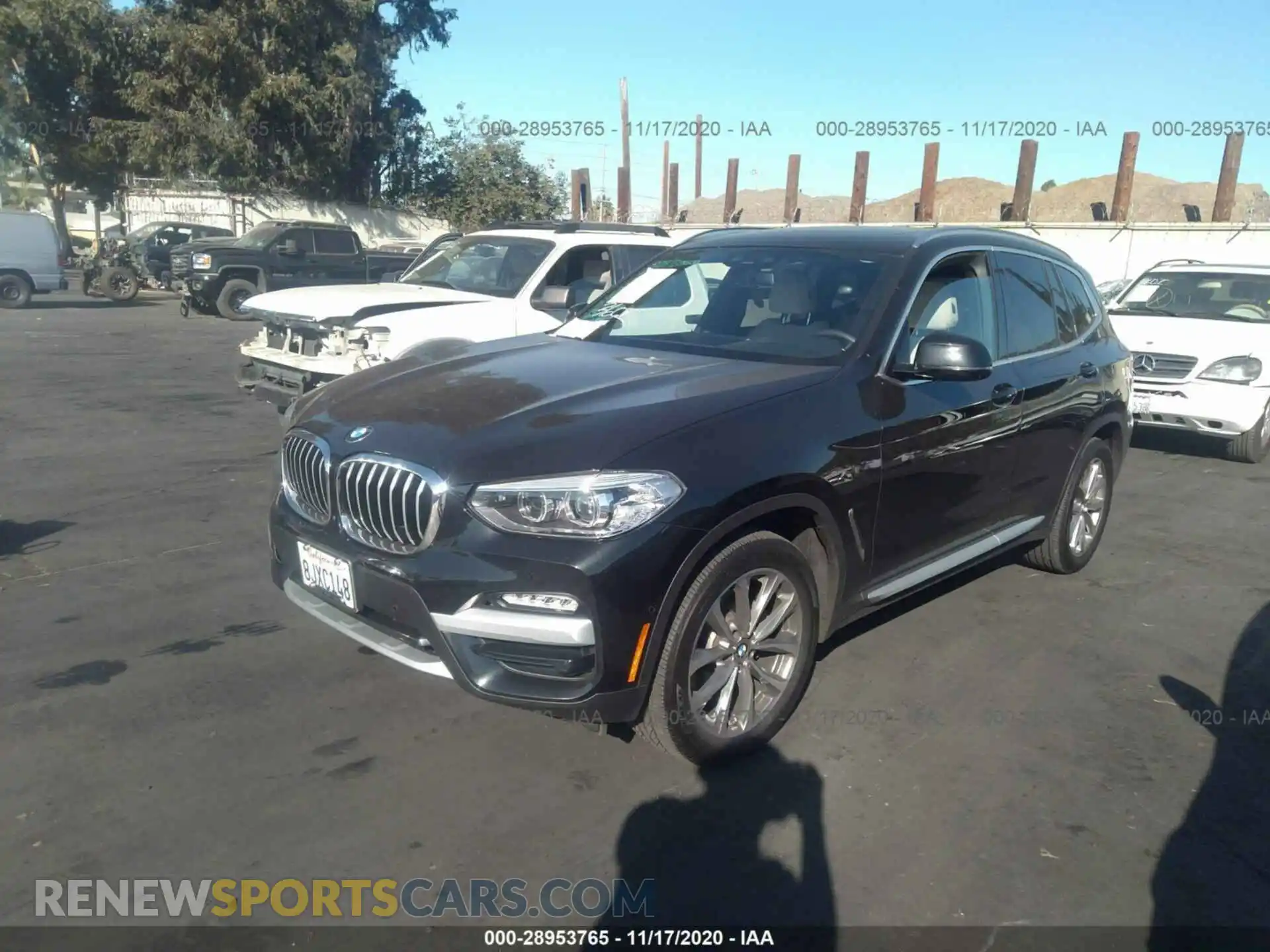 2 Photograph of a damaged car 5UXTR7C54KLF35452 BMW X3 2019