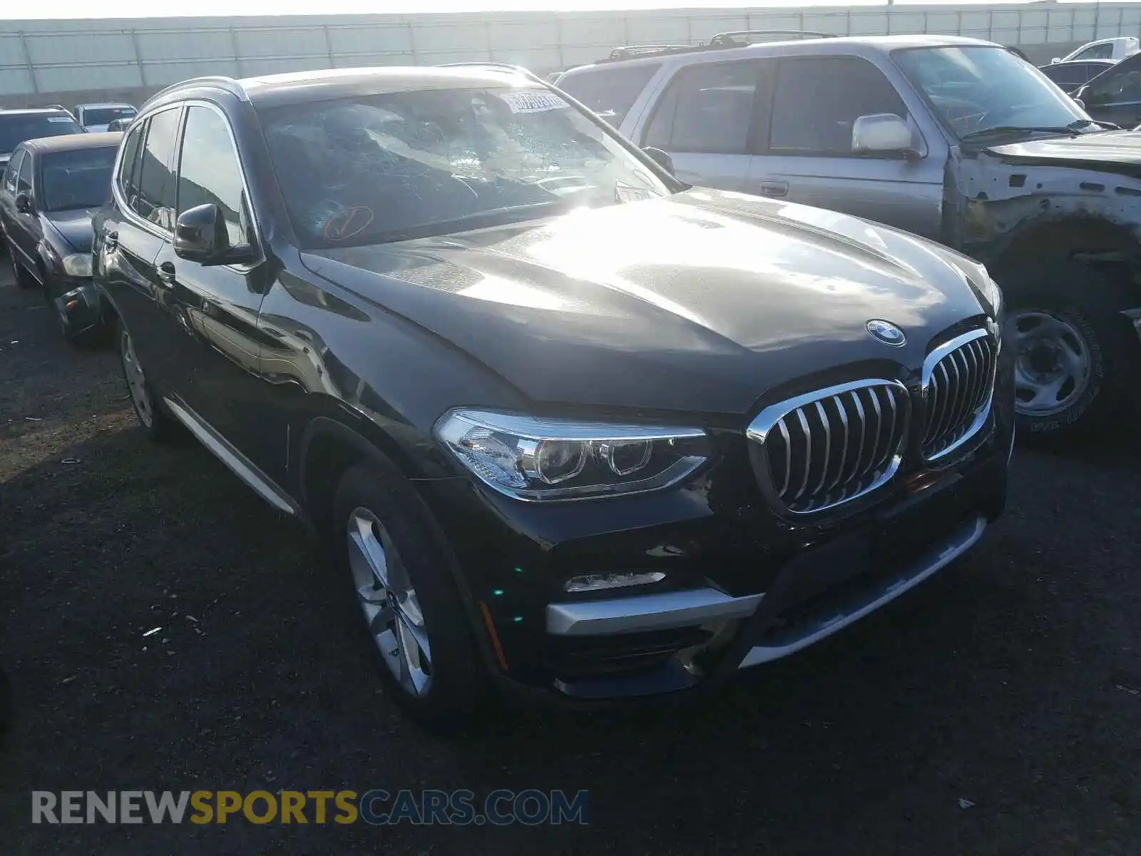 1 Photograph of a damaged car 5UXTR7C54KLR39512 BMW X3 2019