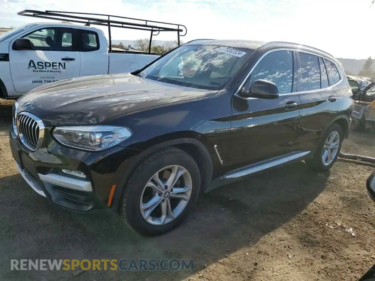 1 Photograph of a damaged car 5UXTR7C54KLR39557 BMW X3 2019