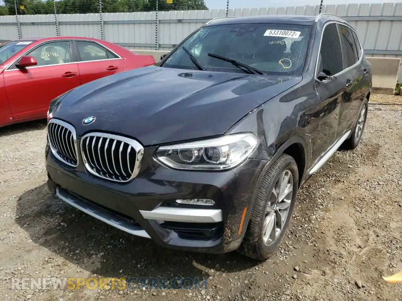 2 Photograph of a damaged car 5UXTR7C54KLR44497 BMW X3 2019