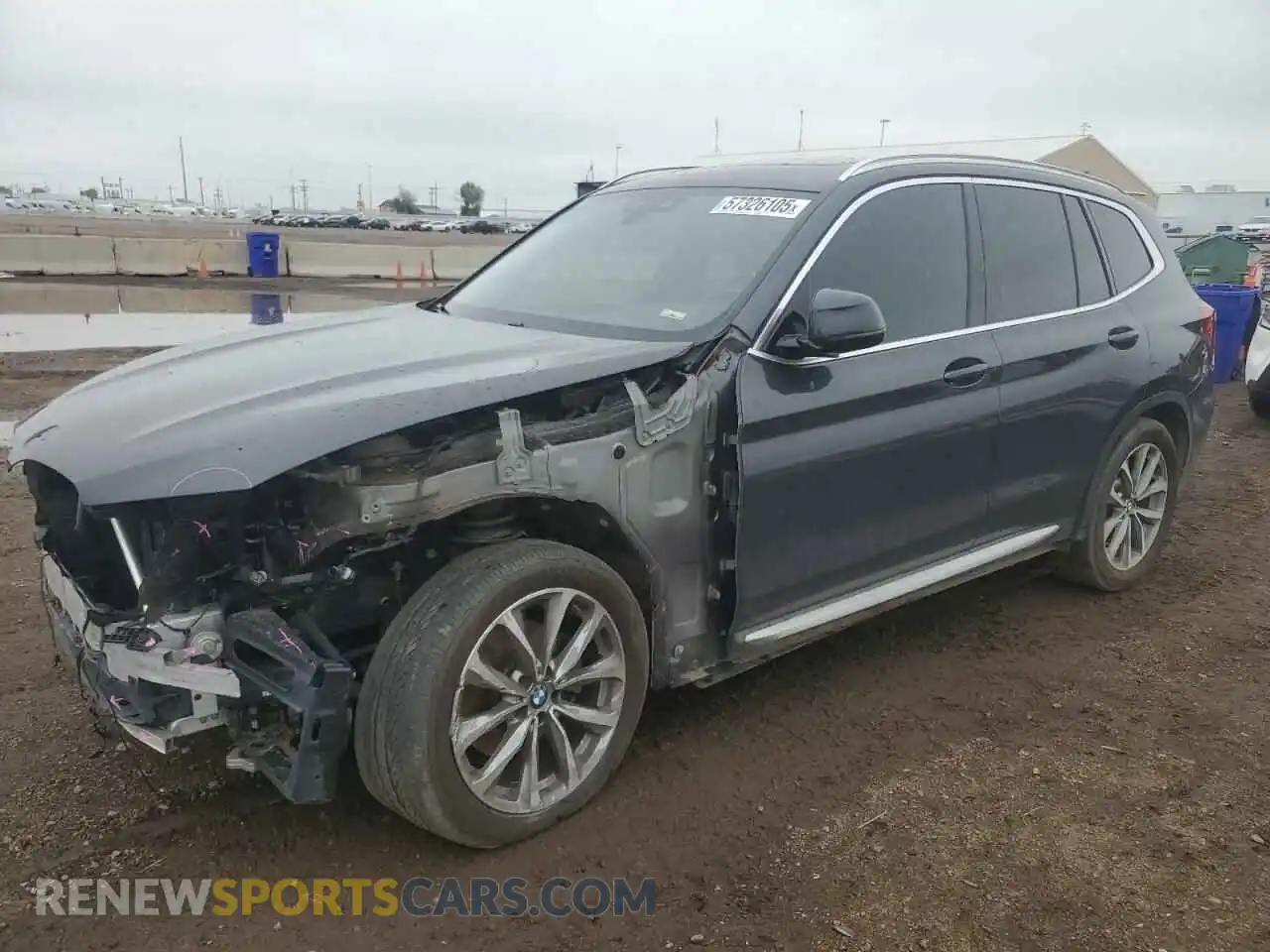 1 Photograph of a damaged car 5UXTR7C54KLR51675 BMW X3 2019