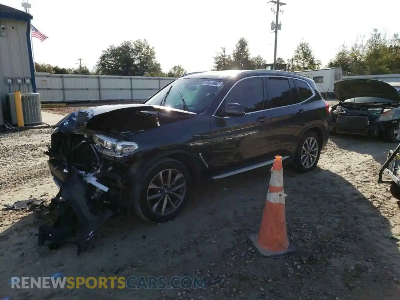 1 Photograph of a damaged car 5UXTR7C54KLR51711 BMW X3 2019
