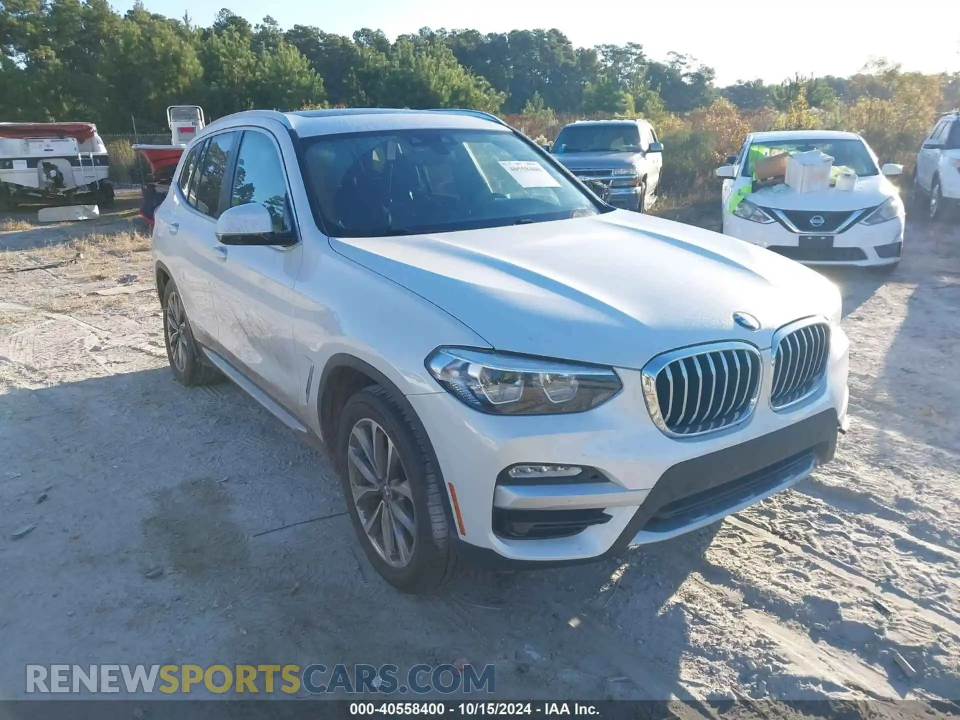 1 Photograph of a damaged car 5UXTR7C54KLR52440 BMW X3 2019