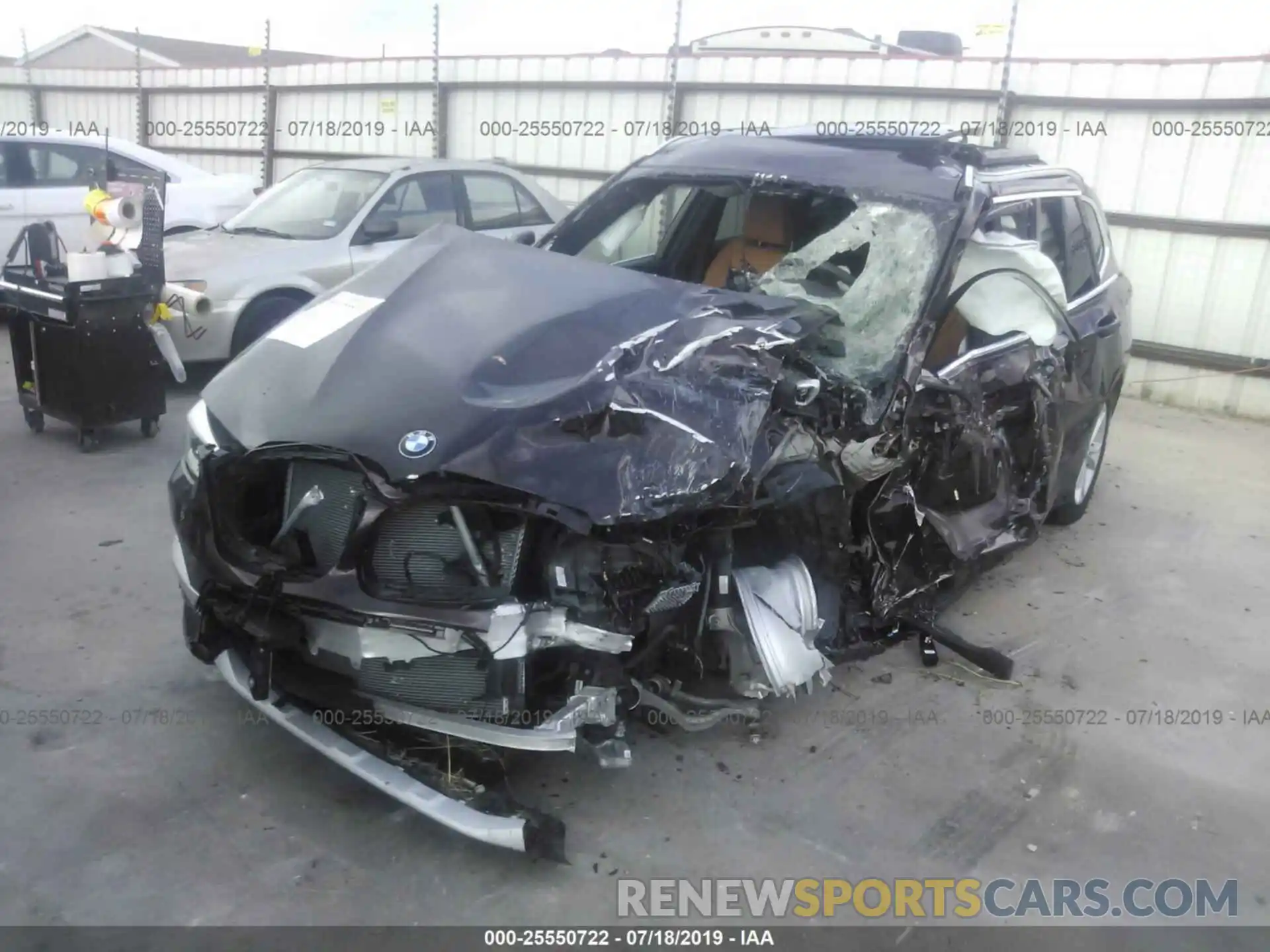 2 Photograph of a damaged car 5UXTR7C55KLE88402 BMW X3 2019