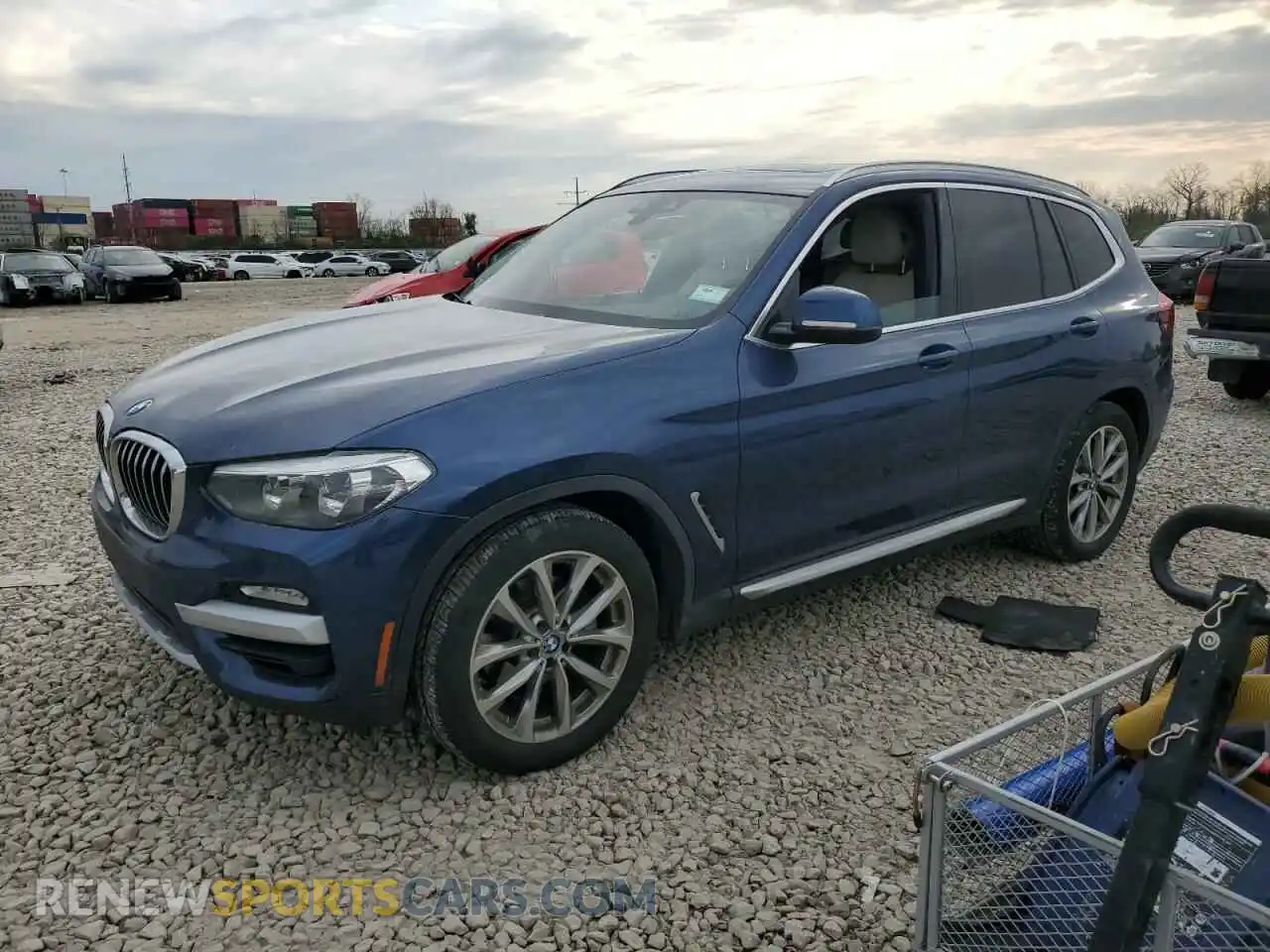 1 Photograph of a damaged car 5UXTR7C55KLE88917 BMW X3 2019
