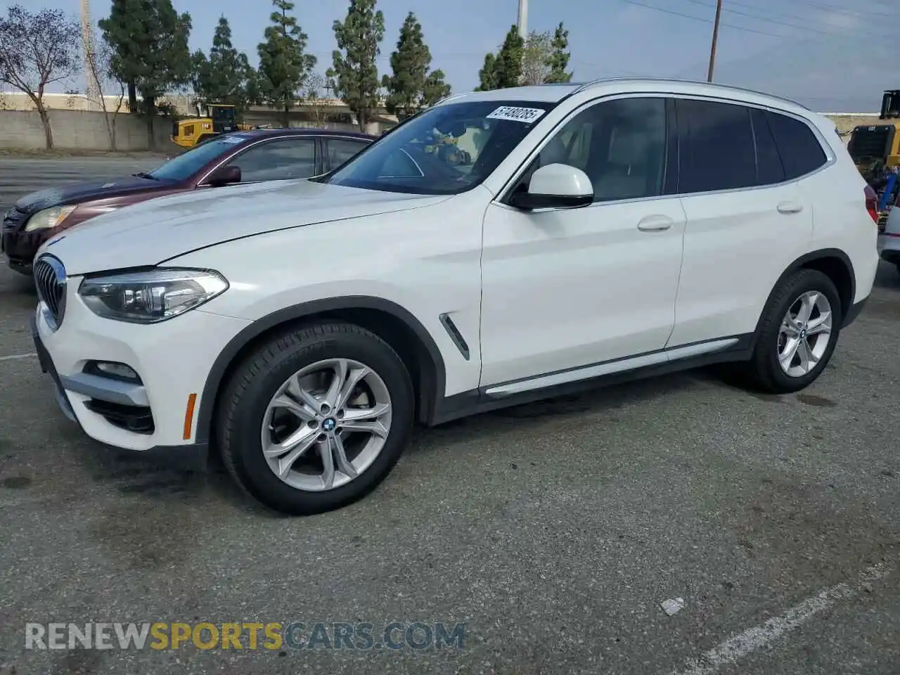 1 Photograph of a damaged car 5UXTR7C55KLE93812 BMW X3 2019